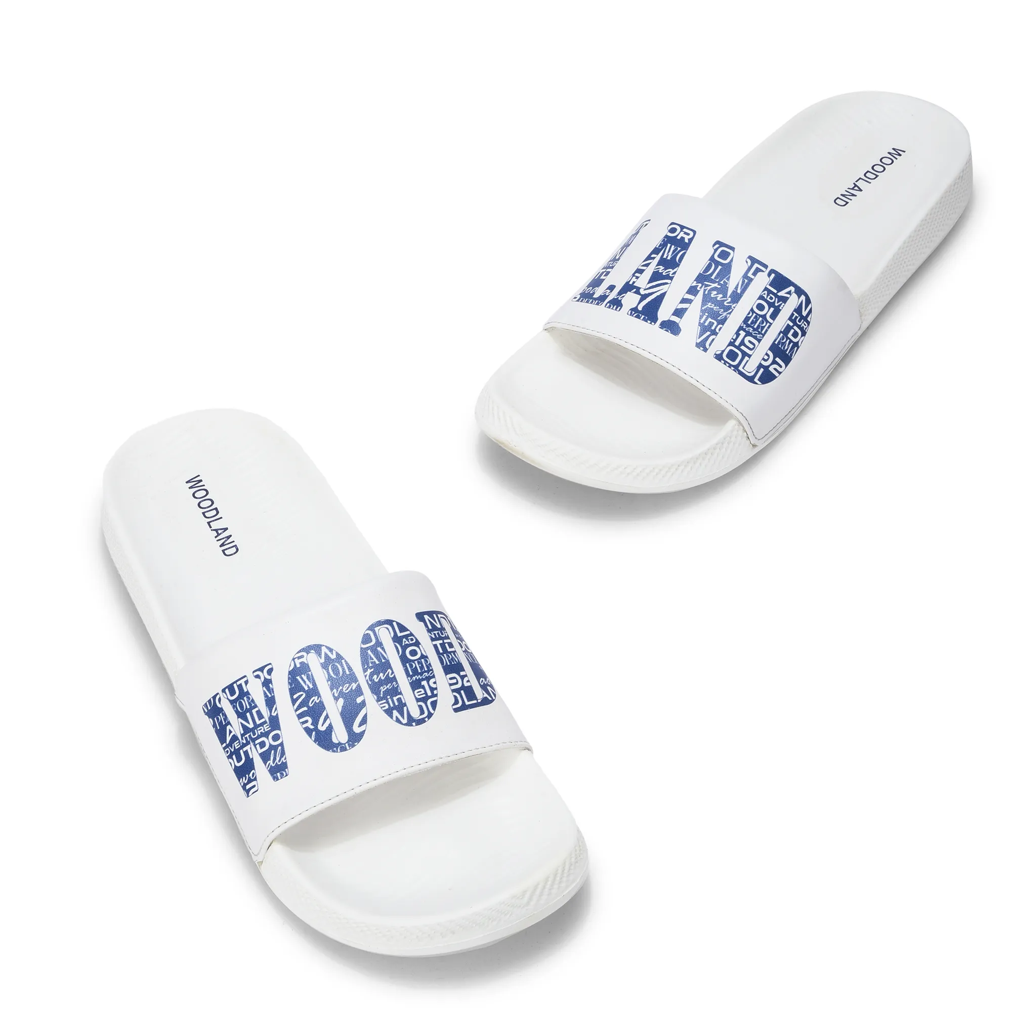 Women White Ultra-Light EVA Comfort Slippers - Thumbnail 2