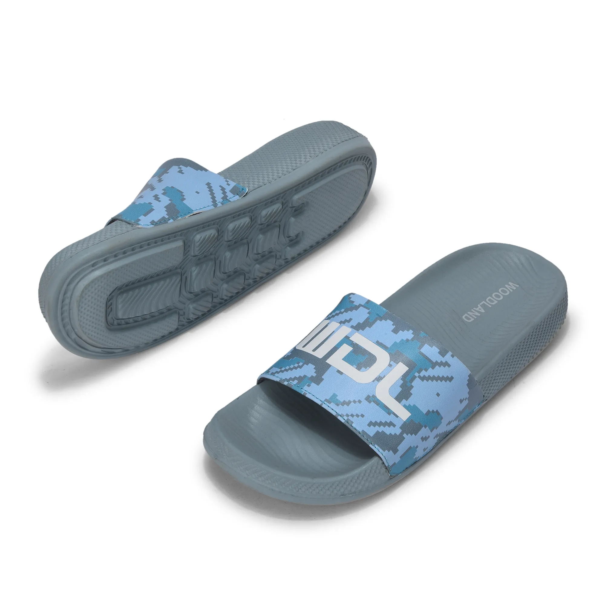 Women Dusk Blue Ultra-Light EVA Comfort Slippers - Thumbnail 5