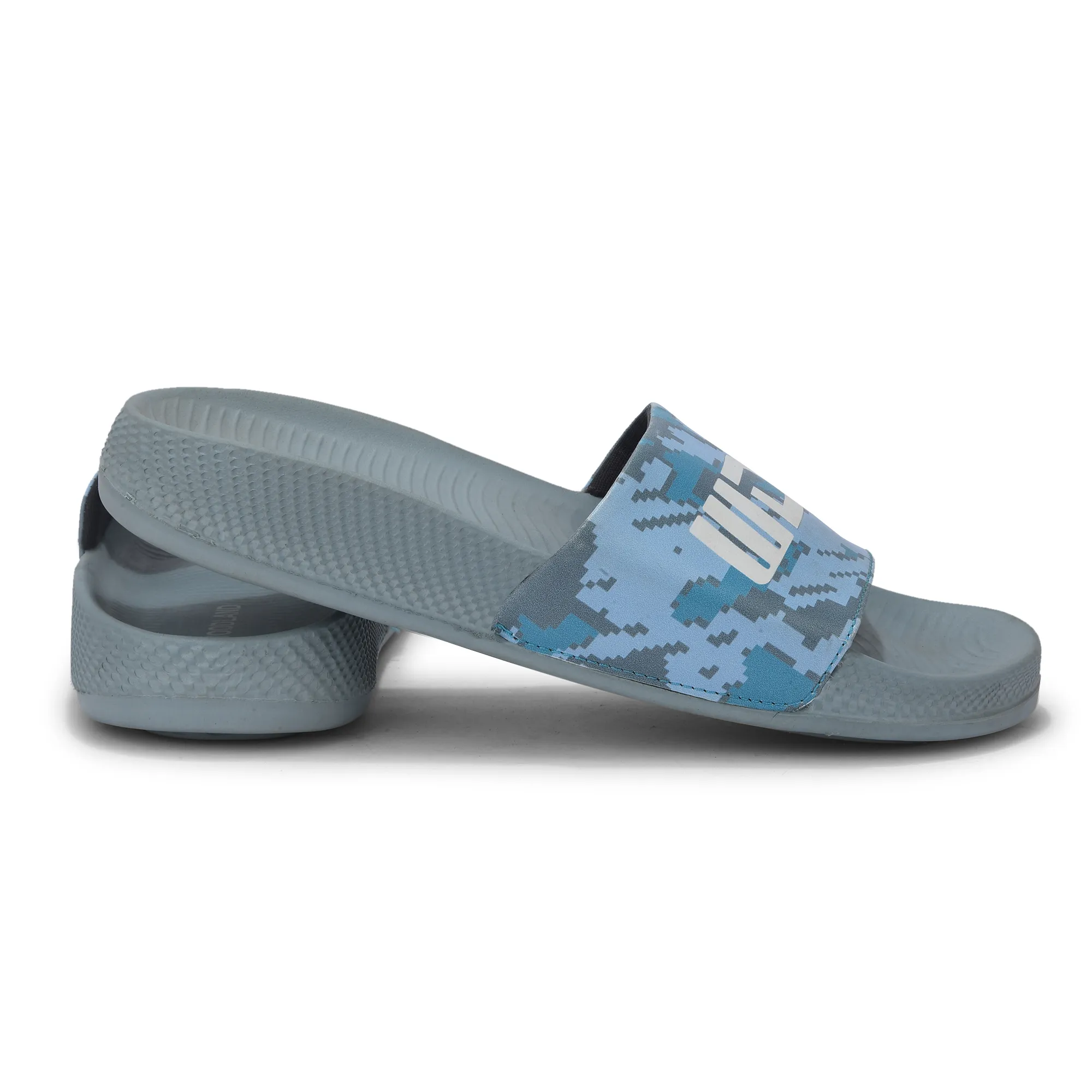 Women Dusk Blue Ultra-Light EVA Comfort Slippers - Thumbnail 10