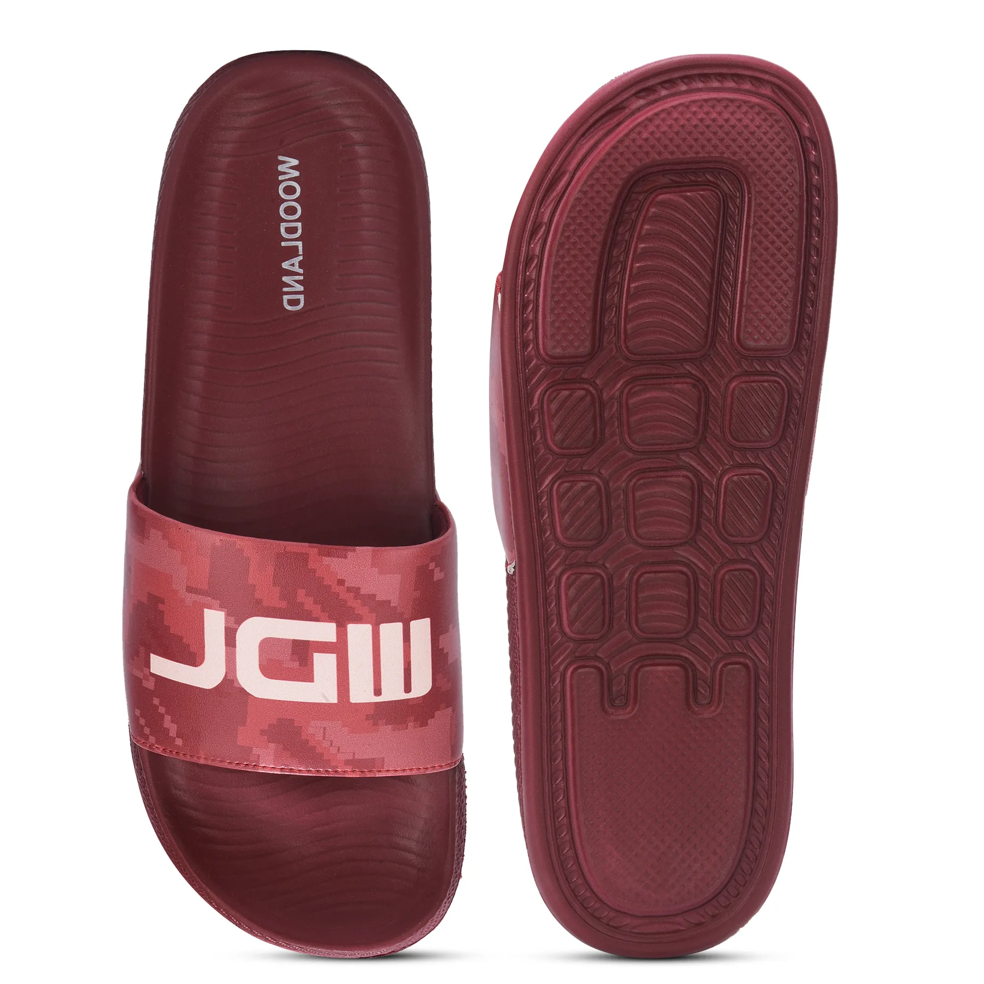 Women Maroon Ultra-Light EVA Comfort Slippers - Thumbnail 8