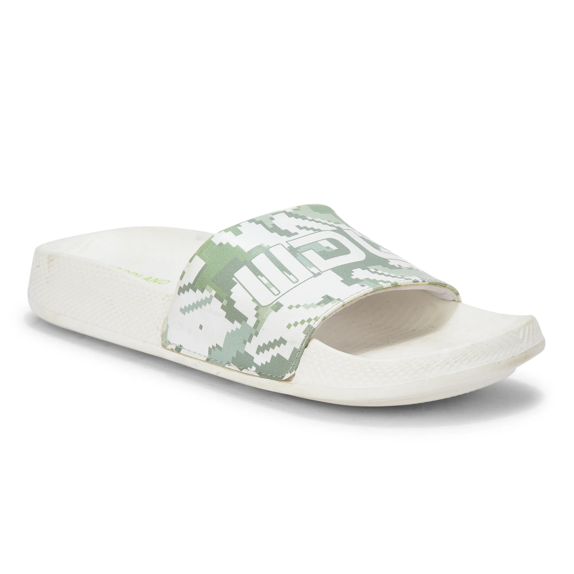 Women White Ultra-Light EVA Comfort Slippers - Thumbnail 3