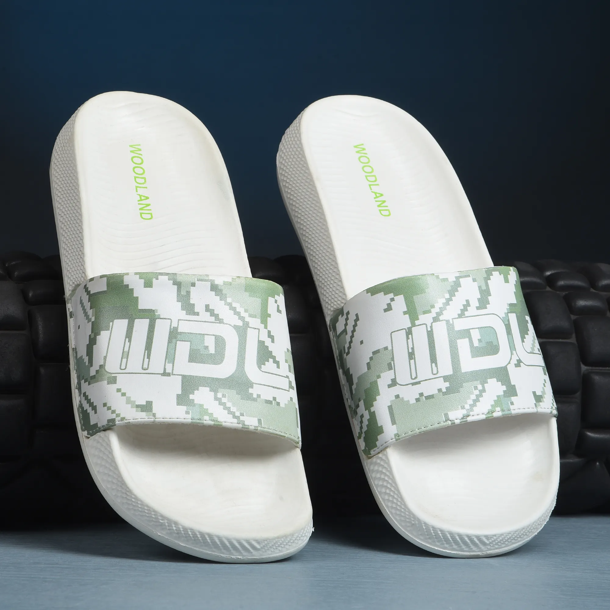 Women White Ultra-Light EVA Comfort Slippers - Thumbnail 9