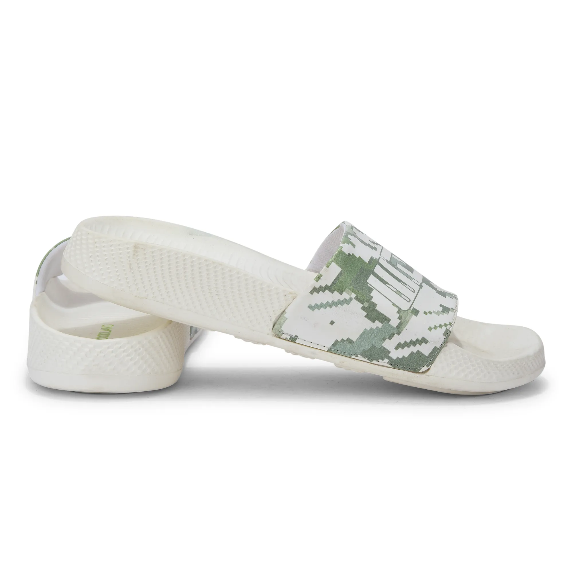 Women White Ultra-Light EVA Comfort Slippers - Thumbnail 10