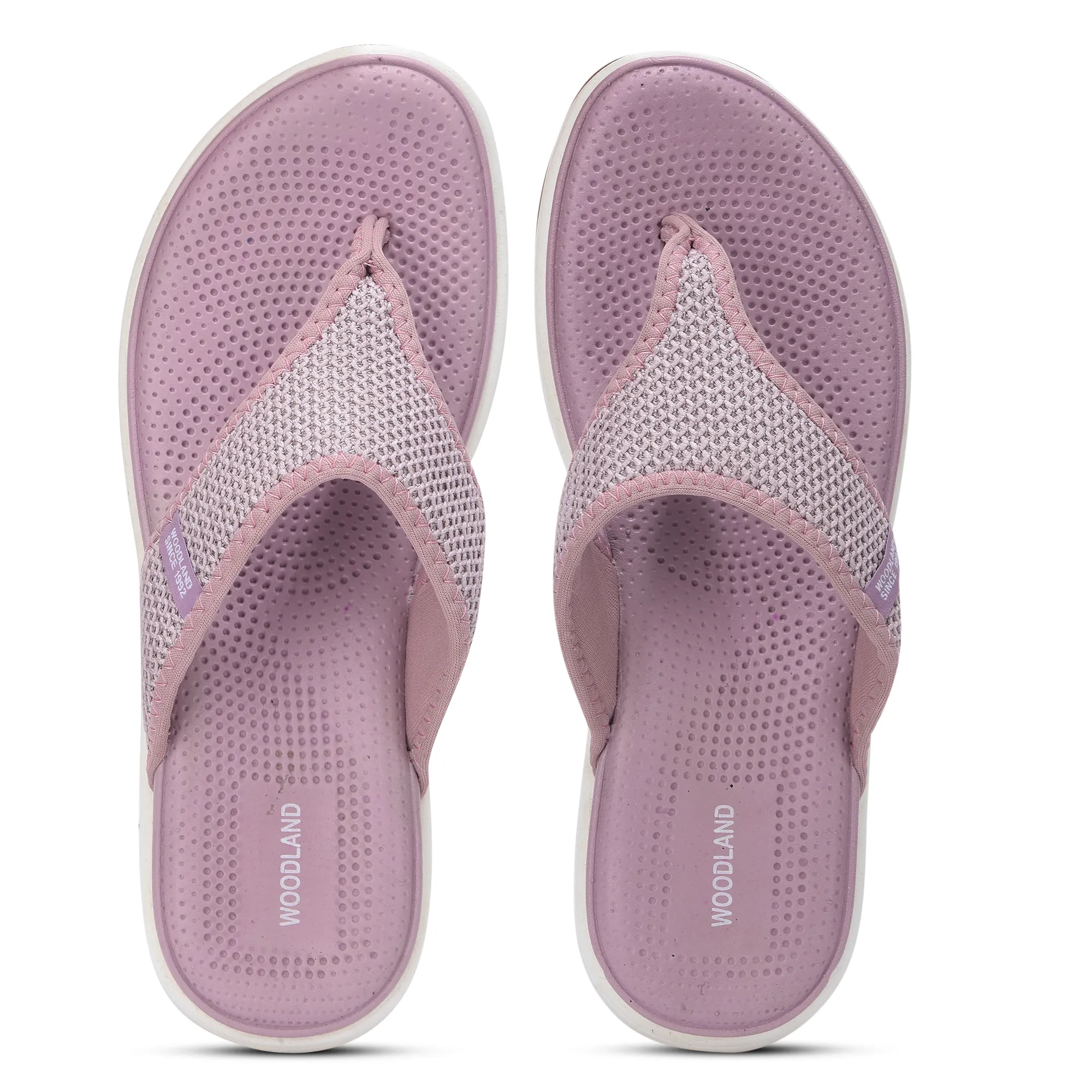 Women Pink Sports Slippers - Thumbnail 4