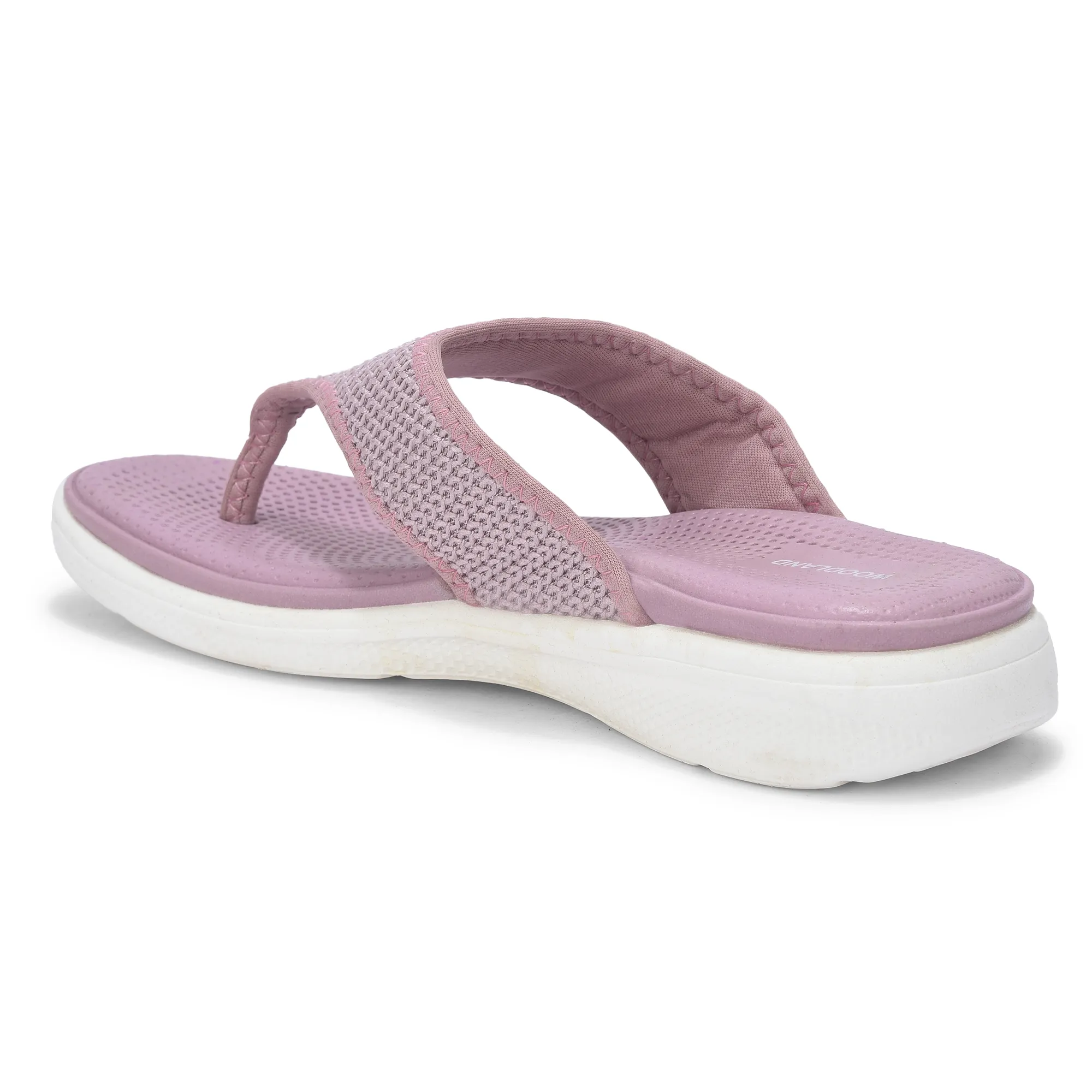 Women Pink Sports Slippers - Thumbnail 6