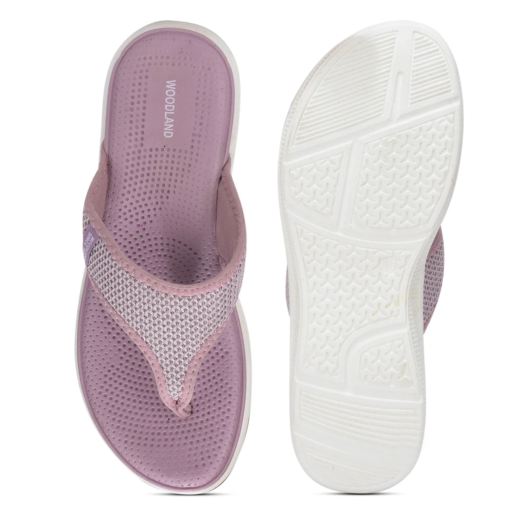 Women Pink Sports Slippers - Thumbnail 8