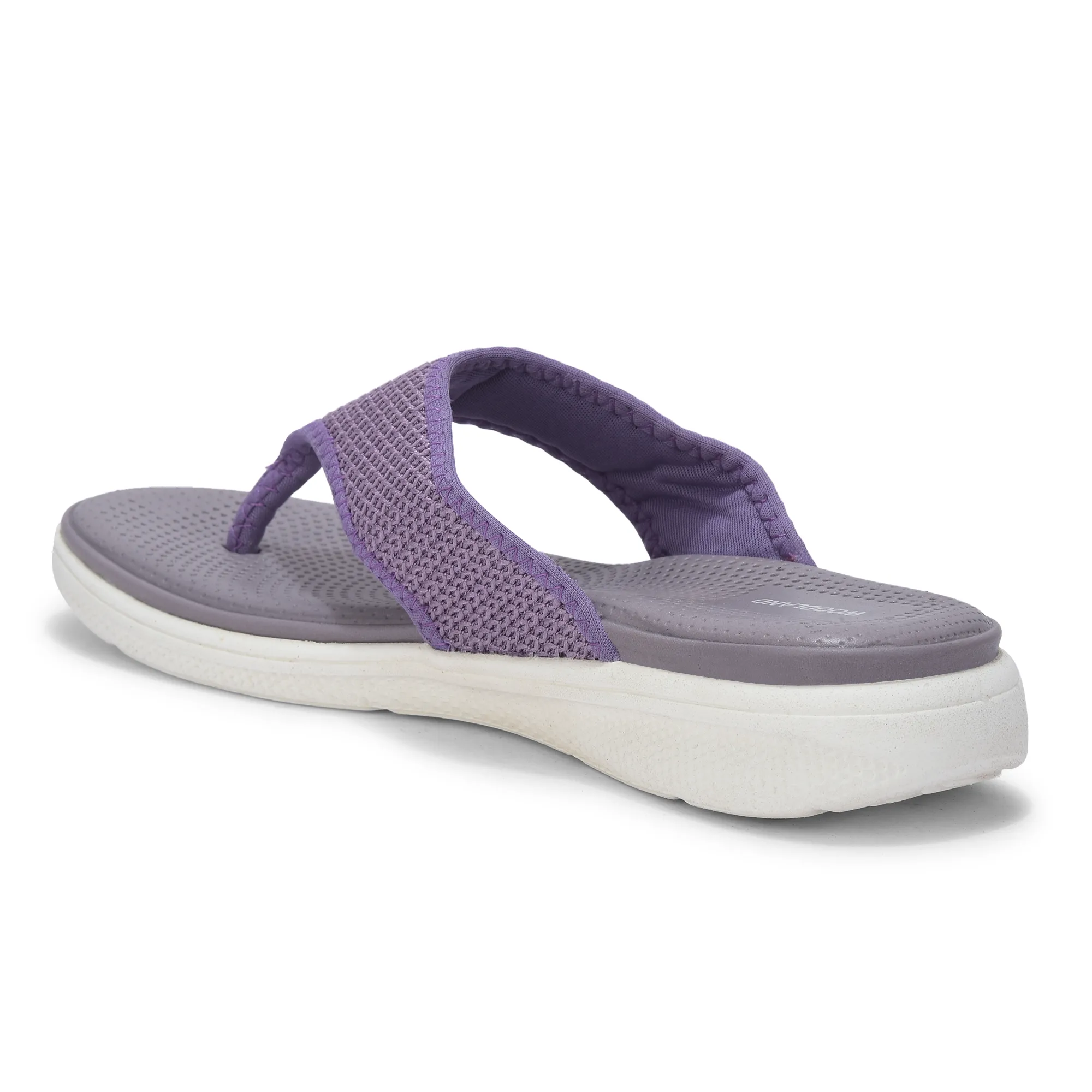 Women Purple Sports Slippers - Thumbnail 6