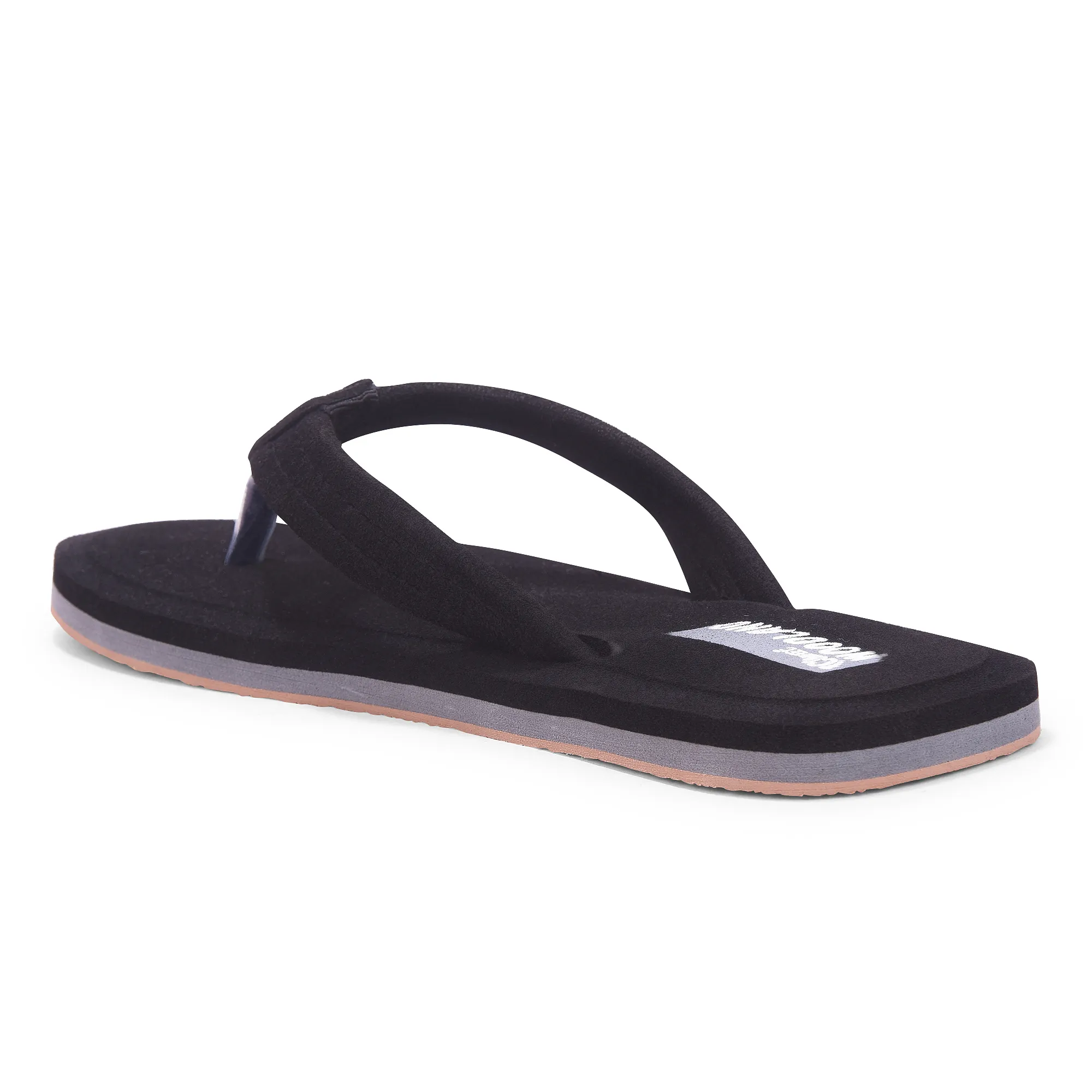 Woodland Women’S Black Comfort Flip-Flop Slippers - Thumbnail 6