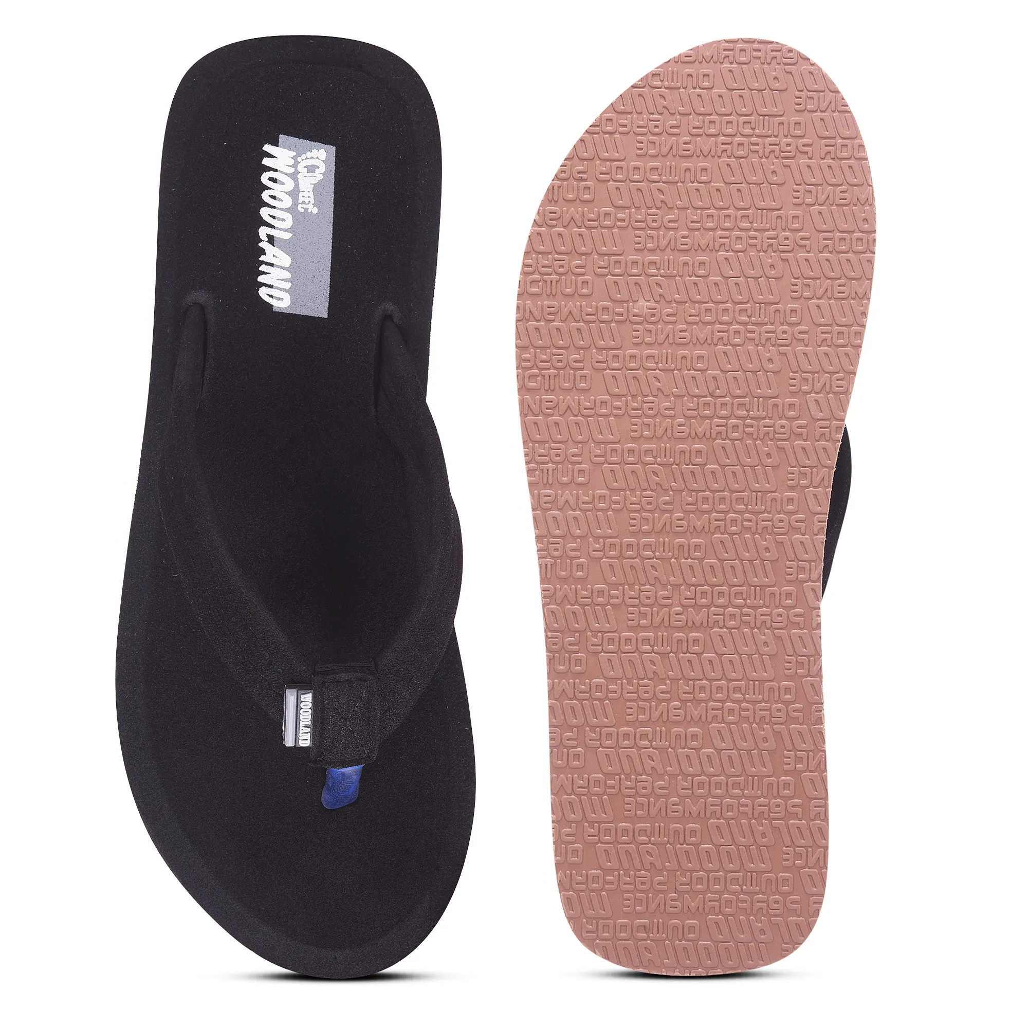 Woodland Women’S Black Comfort Flip-Flop Slippers - Thumbnail 8