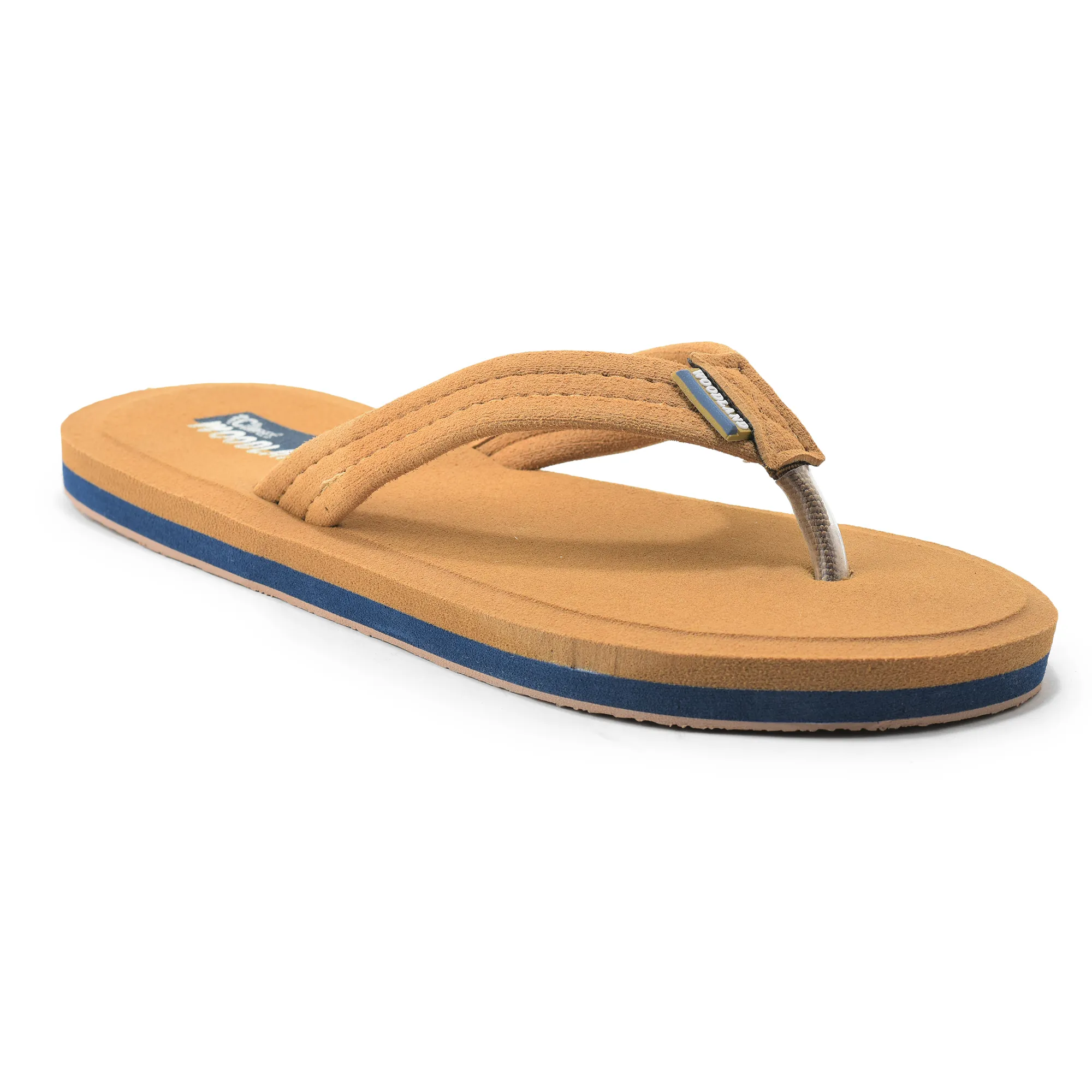 Woodland Women'S Camel Comfort Flip-Flop Slippers - Thumbnail 3