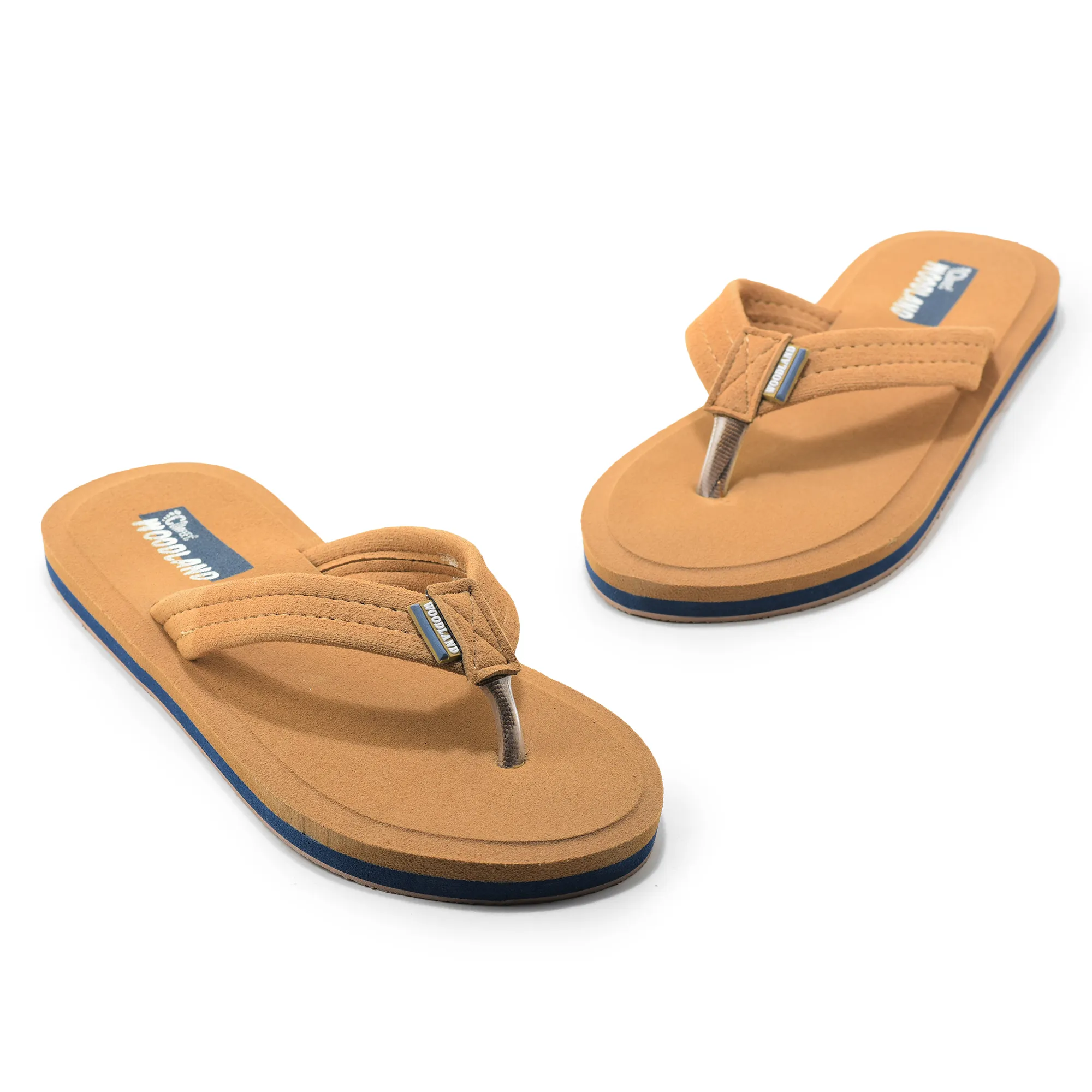 Woodland Women'S Camel Comfort Flip-Flop Slippers - Thumbnail 4