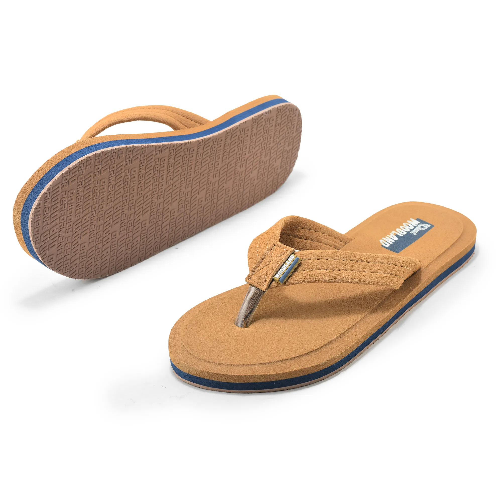 Woodland Women'S Camel Comfort Flip-Flop Slippers - Thumbnail 6