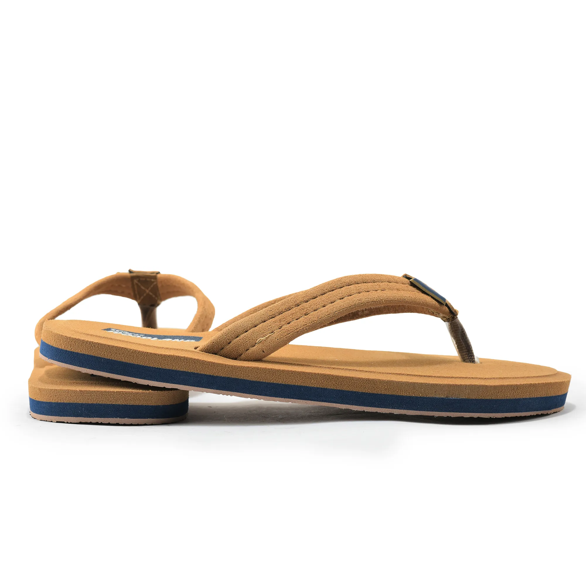 Woodland Women'S Camel Comfort Flip-Flop Slippers - Thumbnail 10