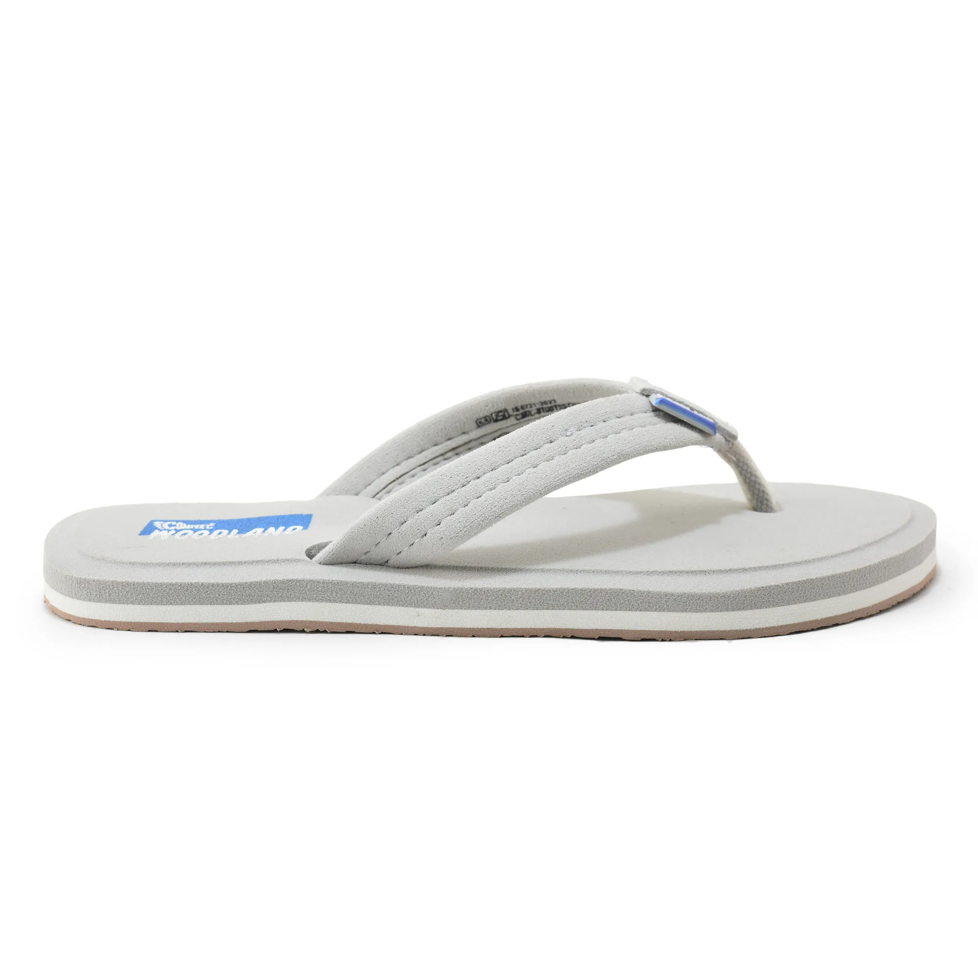 Woodland Women'S LGrey Comfort Flip-Flop Slippers - Thumbnail 2