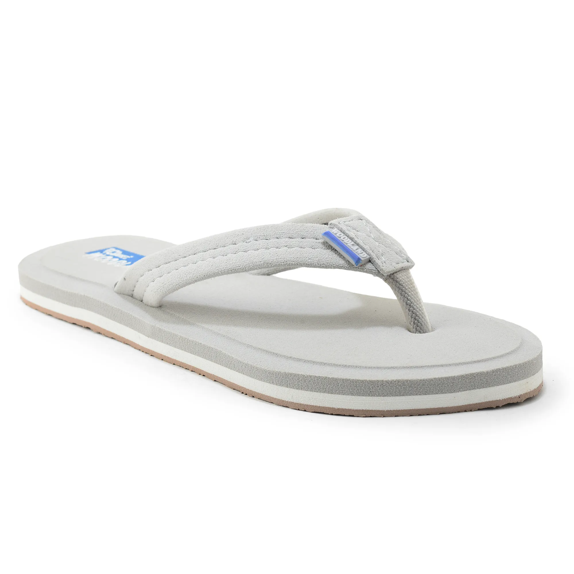 Woodland Women'S LGrey Comfort Flip-Flop Slippers - Thumbnail 3