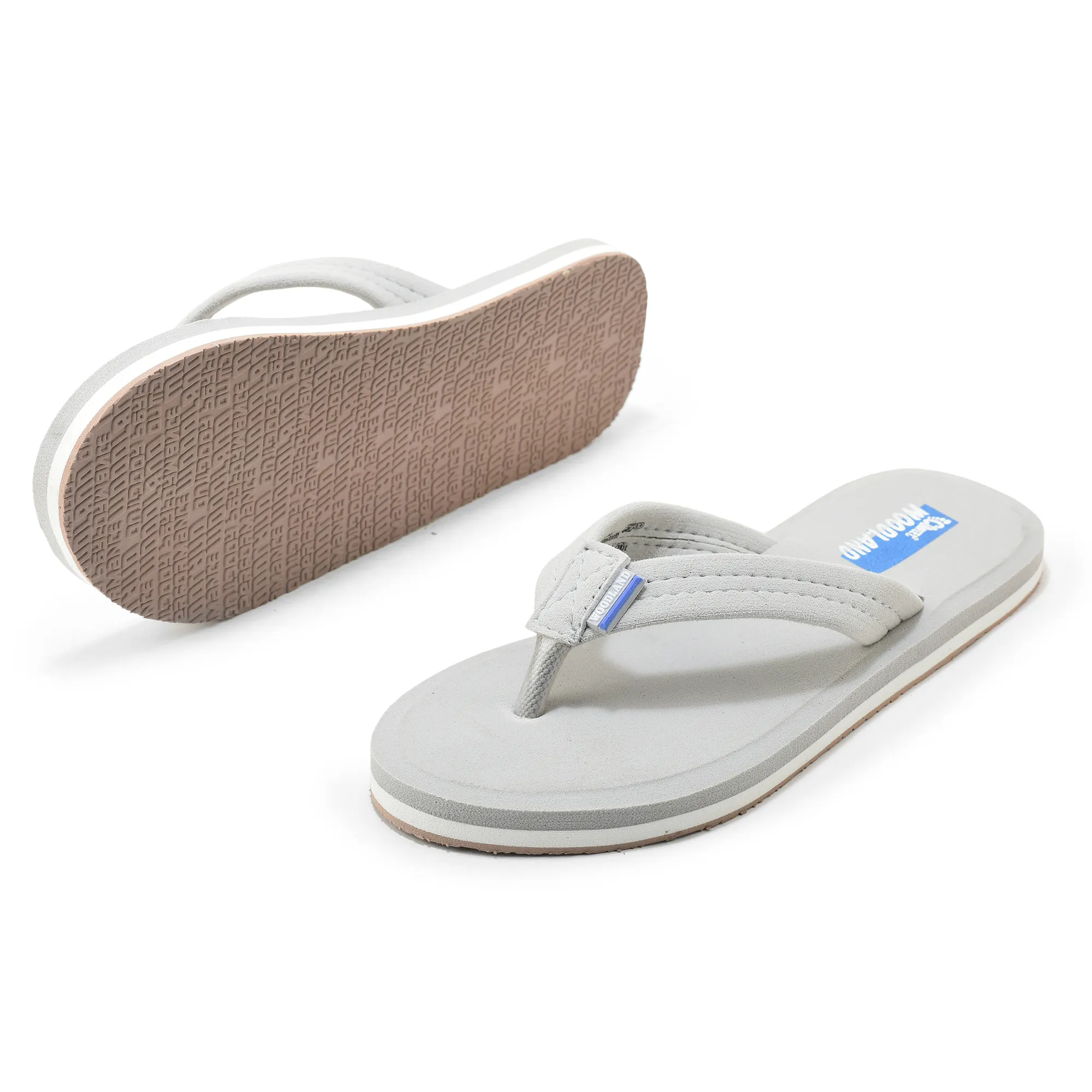 Woodland Women'S LGrey Comfort Flip-Flop Slippers - Thumbnail 6