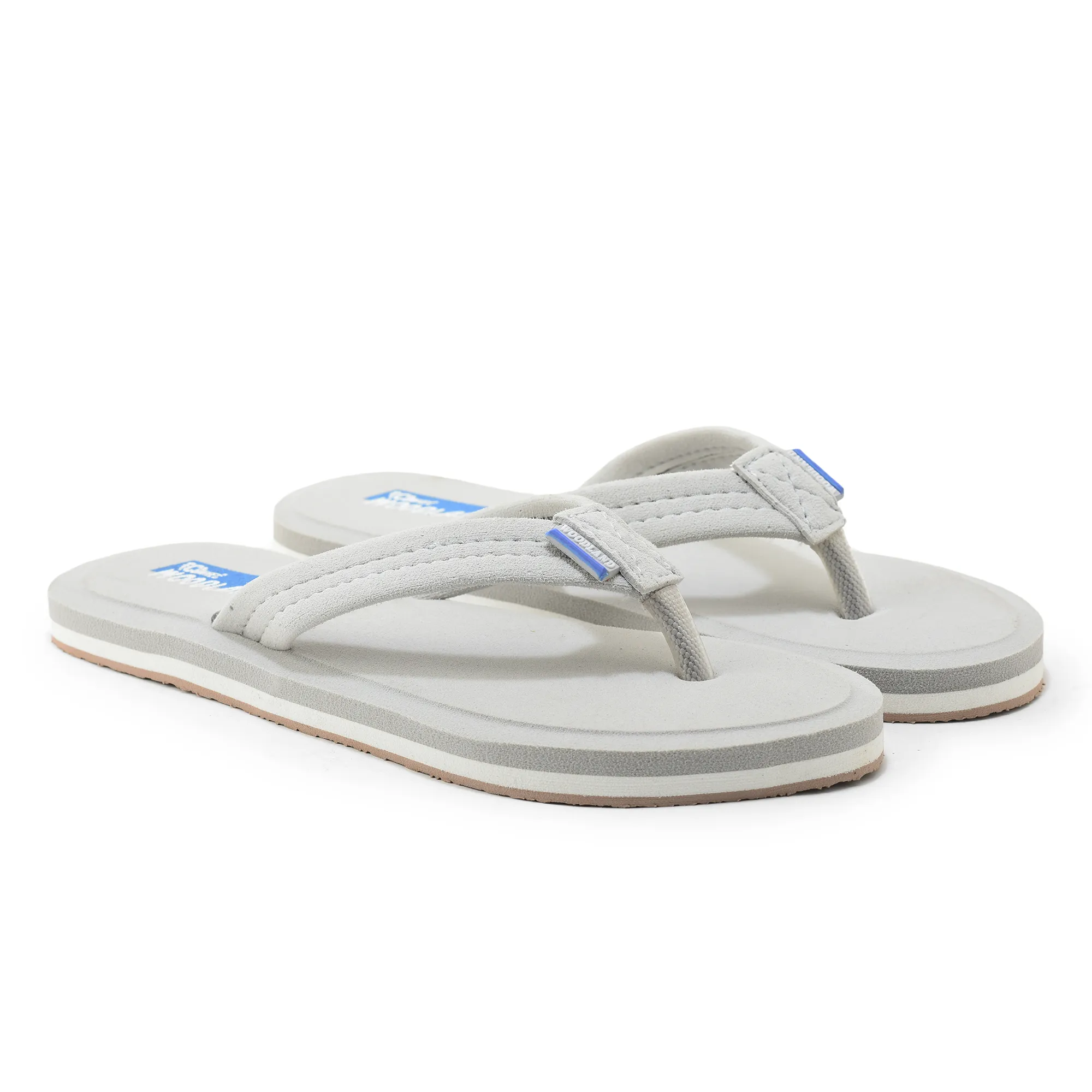 Woodland Women'S LGrey Comfort Flip-Flop Slippers - Thumbnail 8