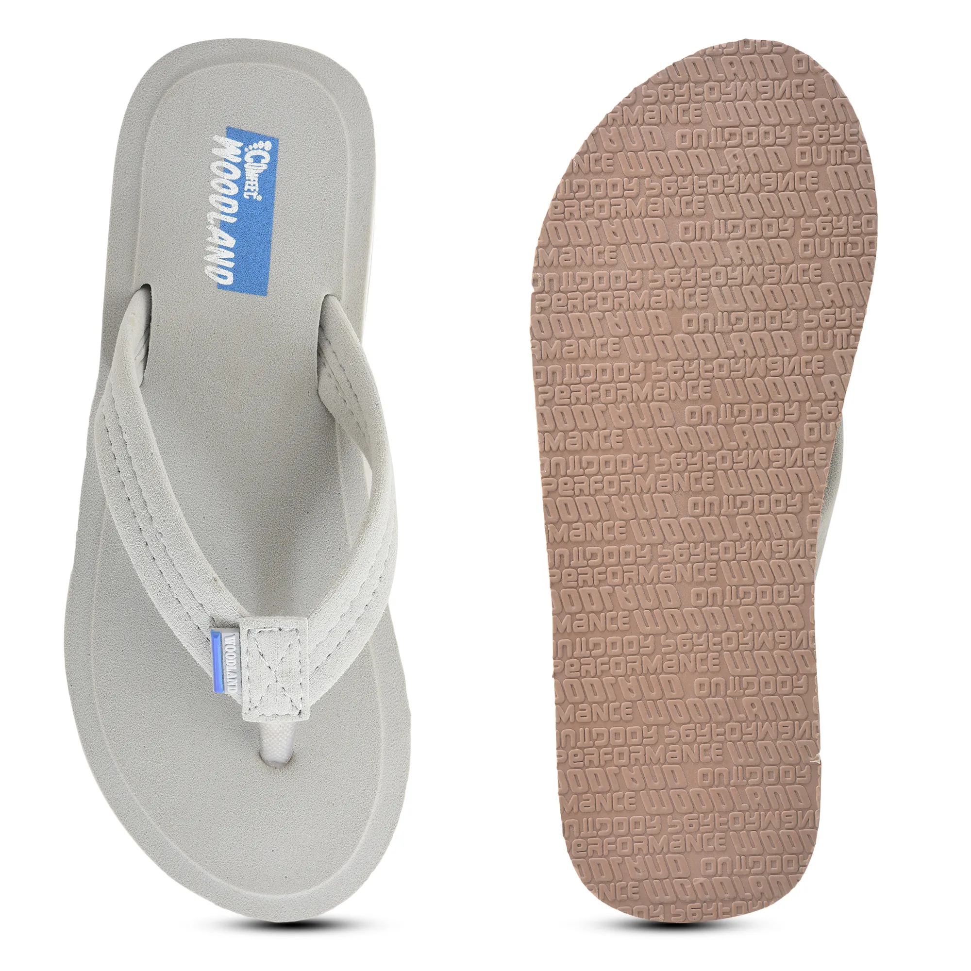 Woodland Women'S LGrey Comfort Flip-Flop Slippers - Thumbnail 9