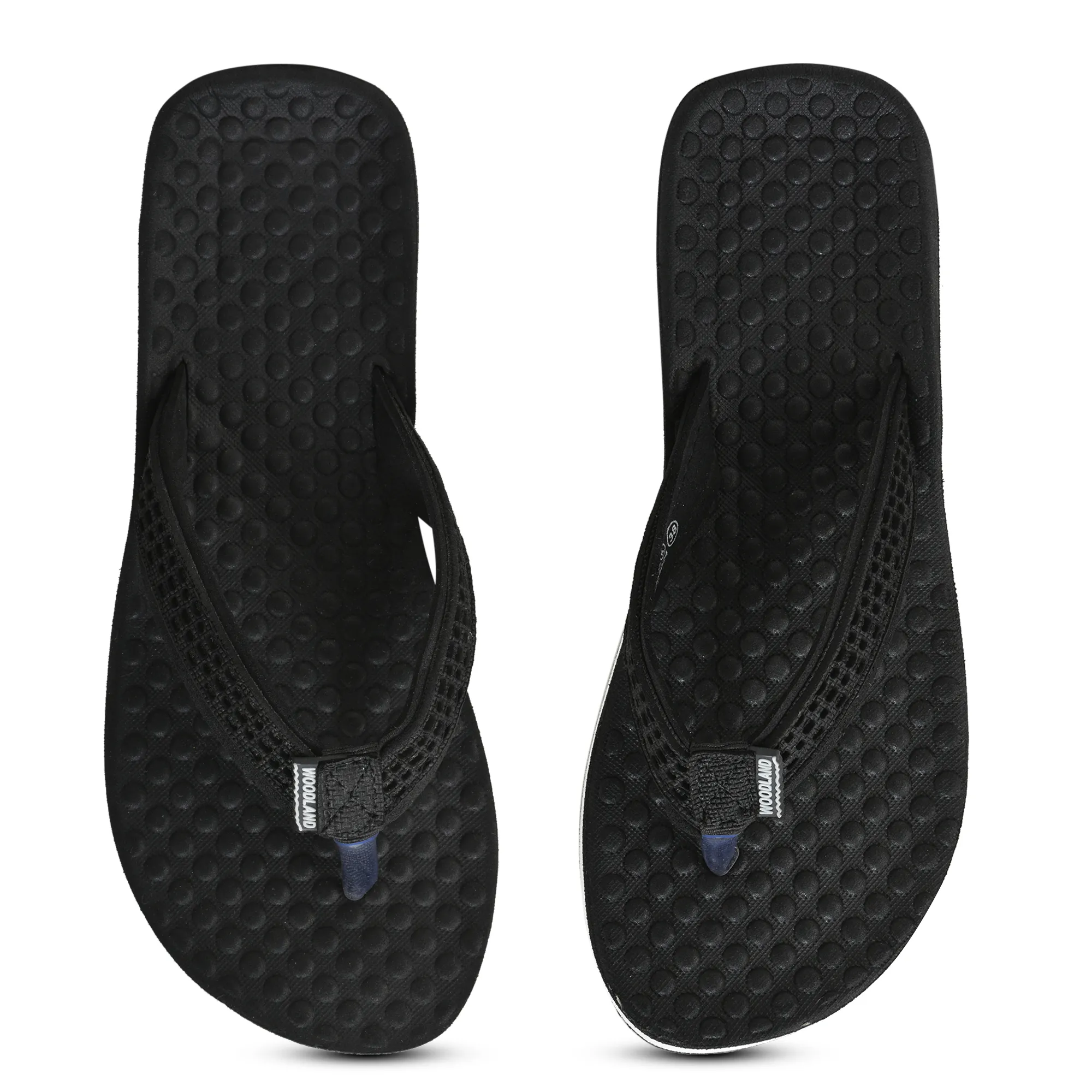 Woodland Women'S Black Casual Comfort Flip-Flop Slippers - Thumbnail 5