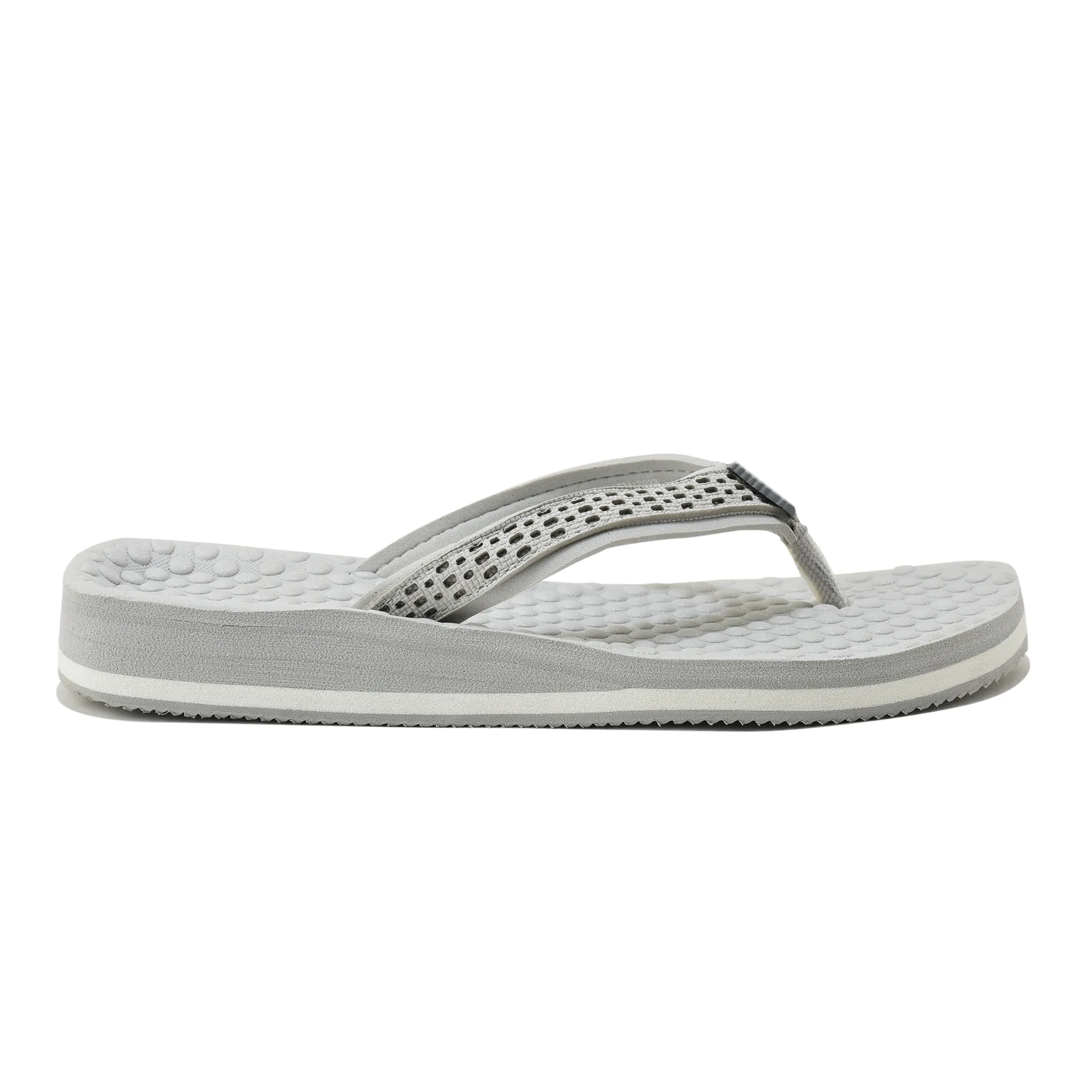 Woodland Women'S LGrey Casual Comfort Flip-Flop Slippers - Thumbnail 2
