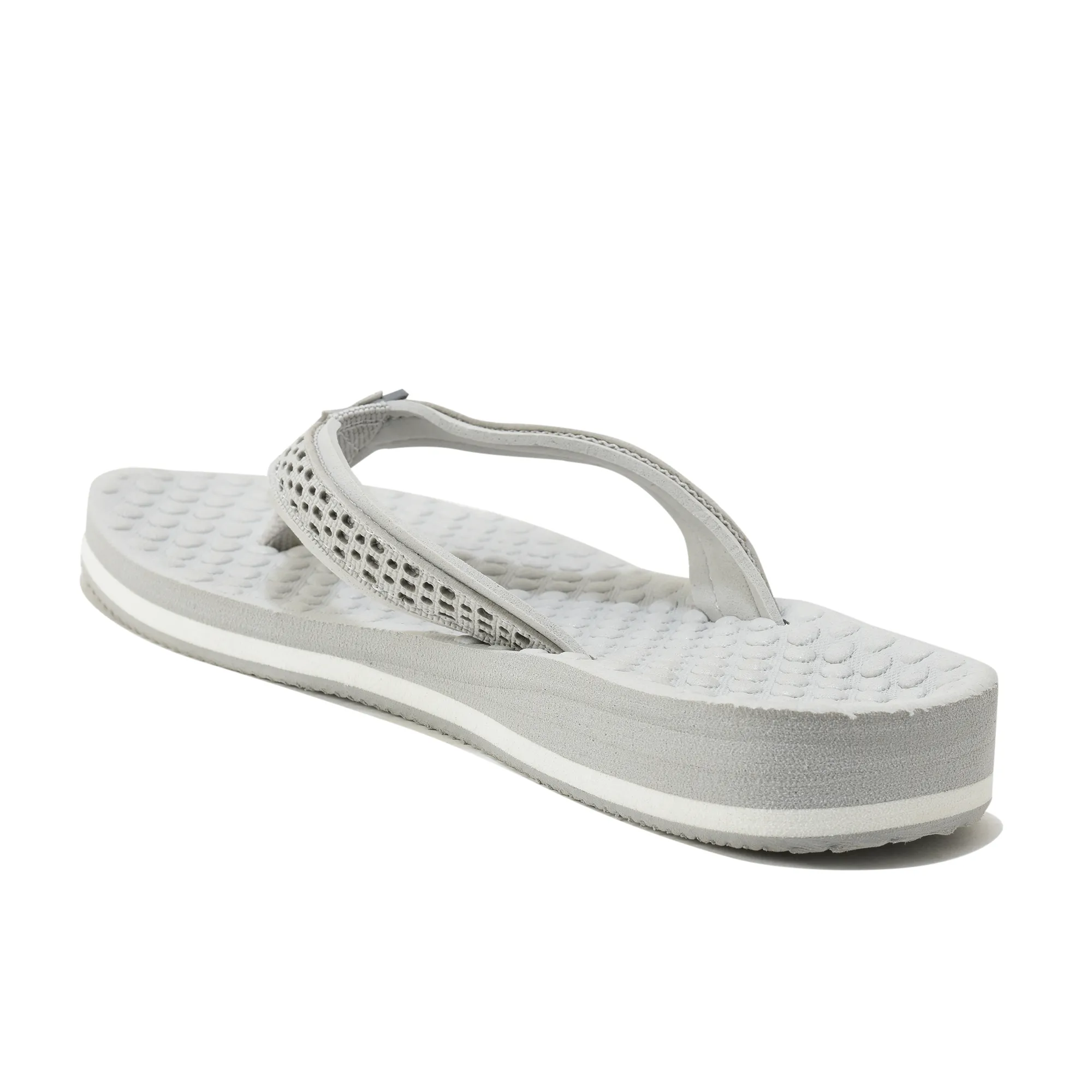 Woodland Women'S LGrey Casual Comfort Flip-Flop Slippers - Thumbnail 7