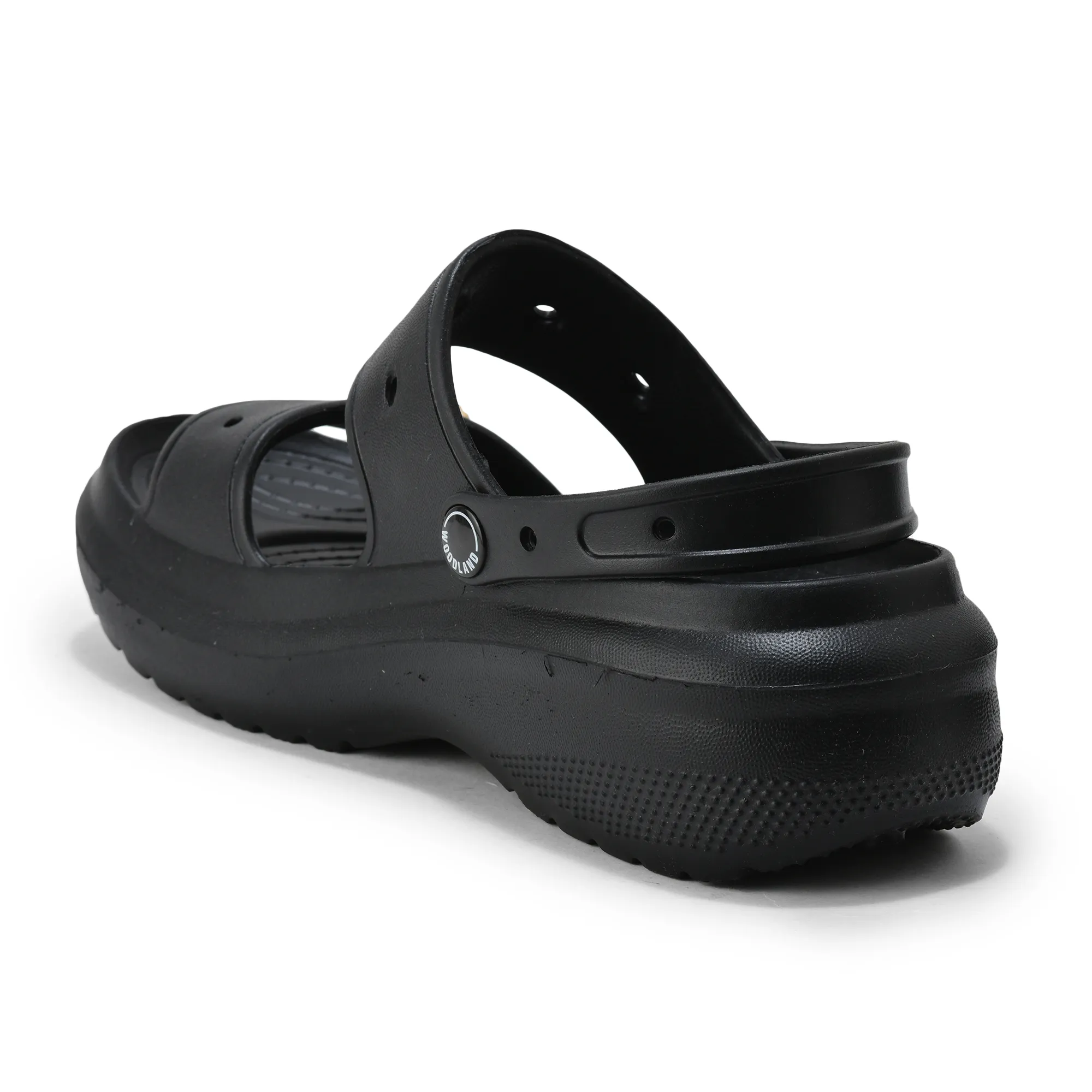 Woodland Women Black EVA Floral Comfort Slides - Thumbnail 8