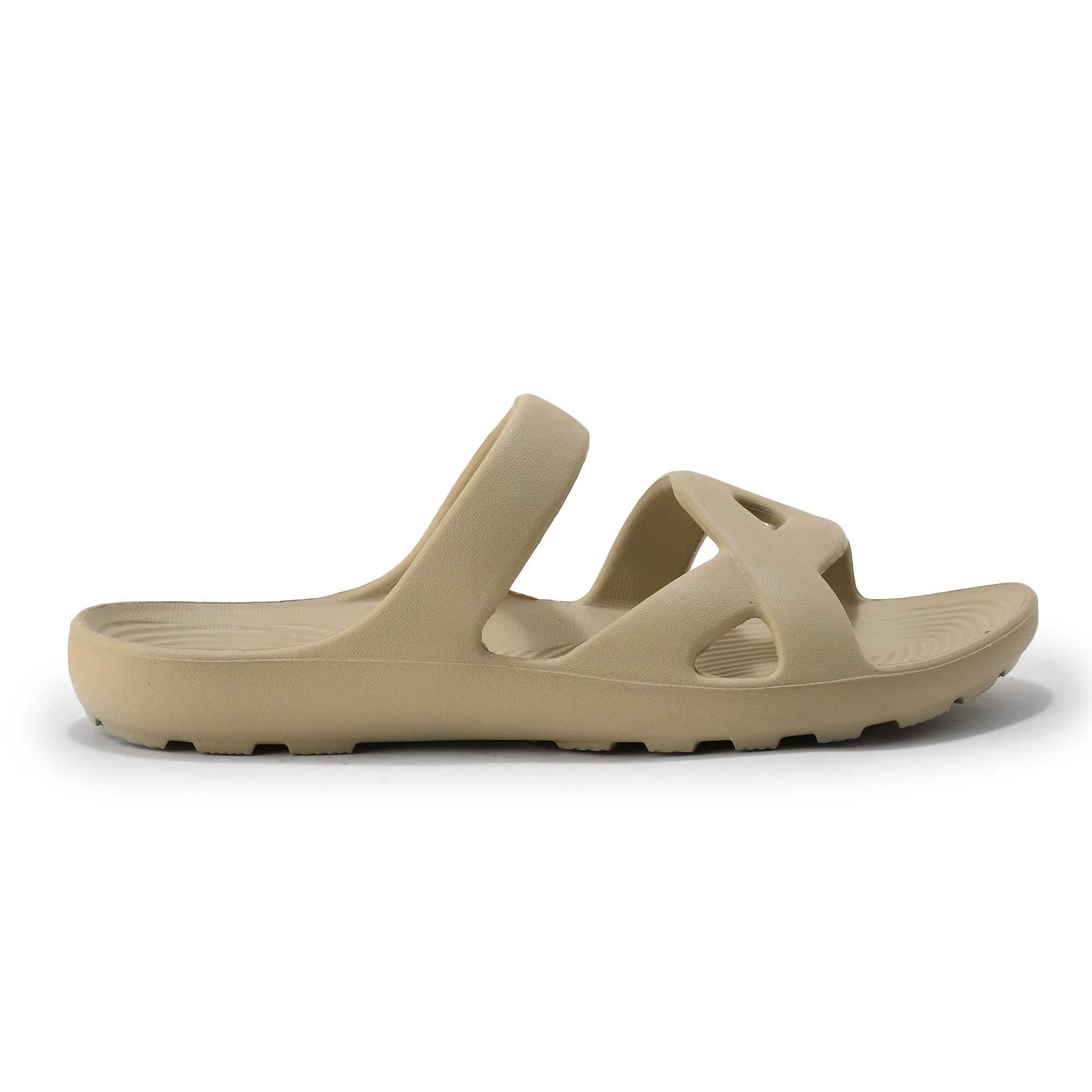 Women Beige EVA Comfort Flip-Flops - Thumbnail 2