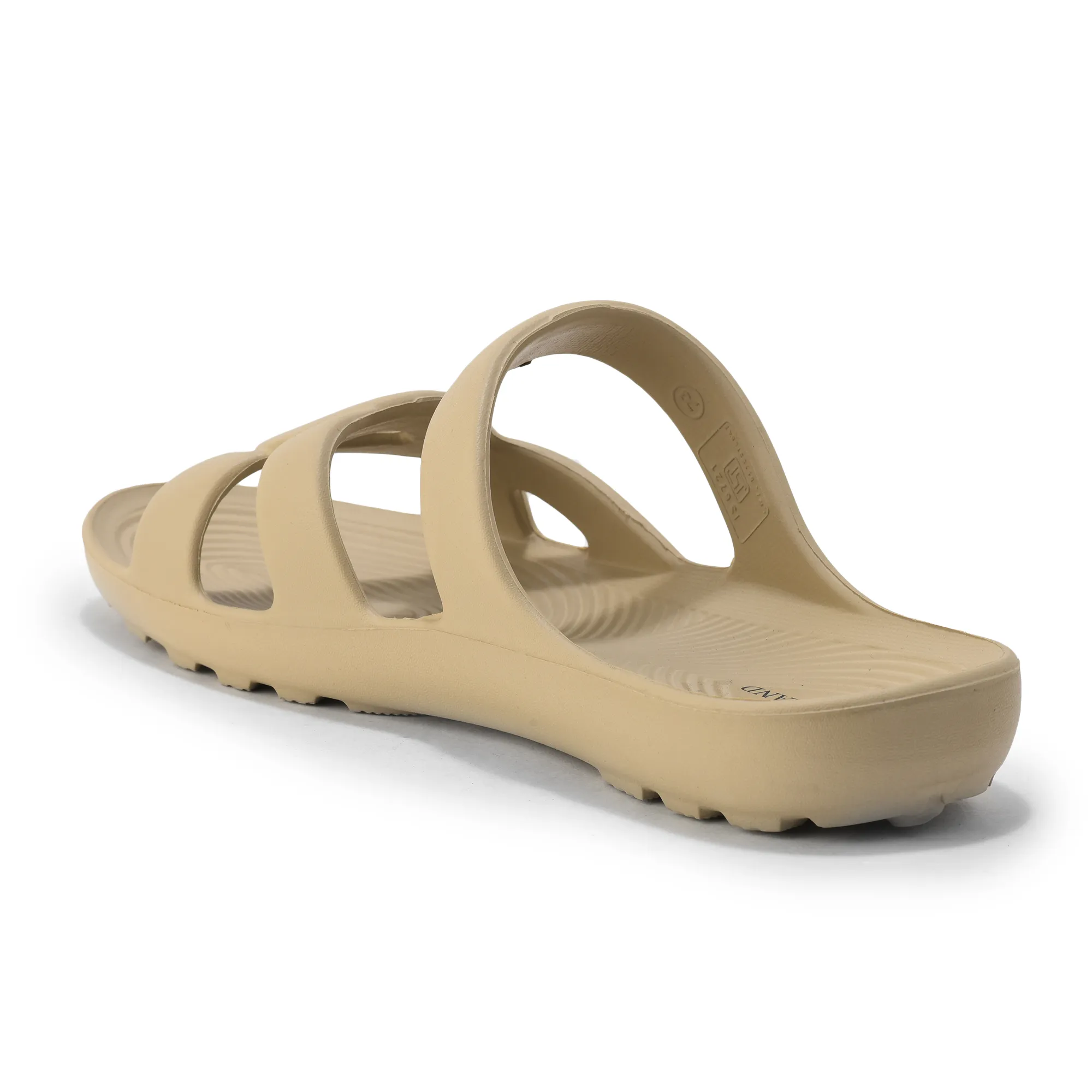 Women Beige EVA Comfort Flip-Flops - Thumbnail 7