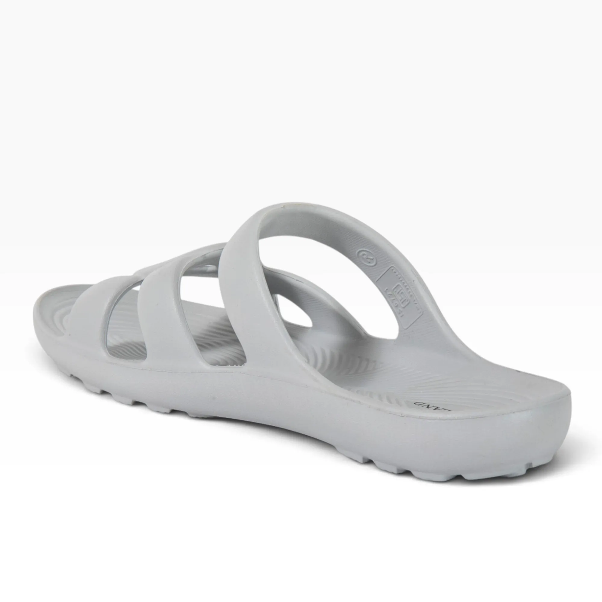 Women Grey EVA Comfort Flip-Flops - Thumbnail 6