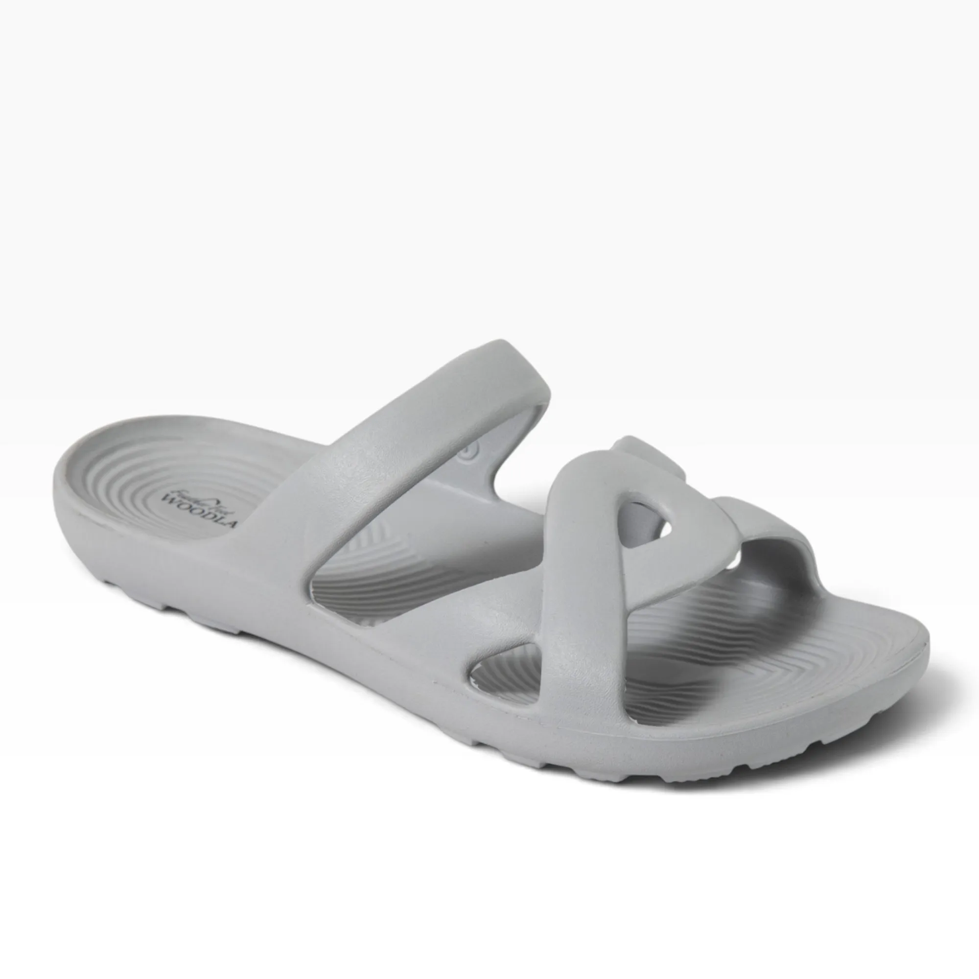 Women Grey EVA Comfort Flip-Flops - Thumbnail 10
