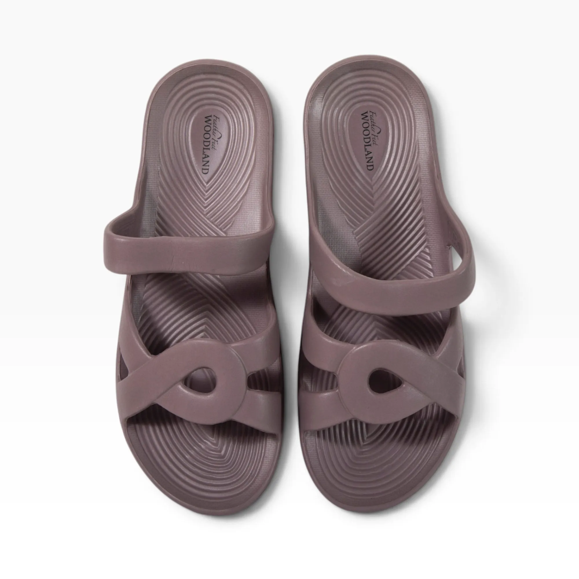Women Mauve EVA Comfort Flip-Flops - Thumbnail 5
