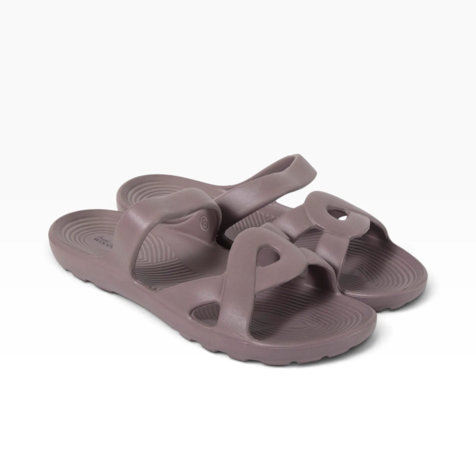 Women Mauve EVA Comfort Flip-Flops - Thumbnail 7