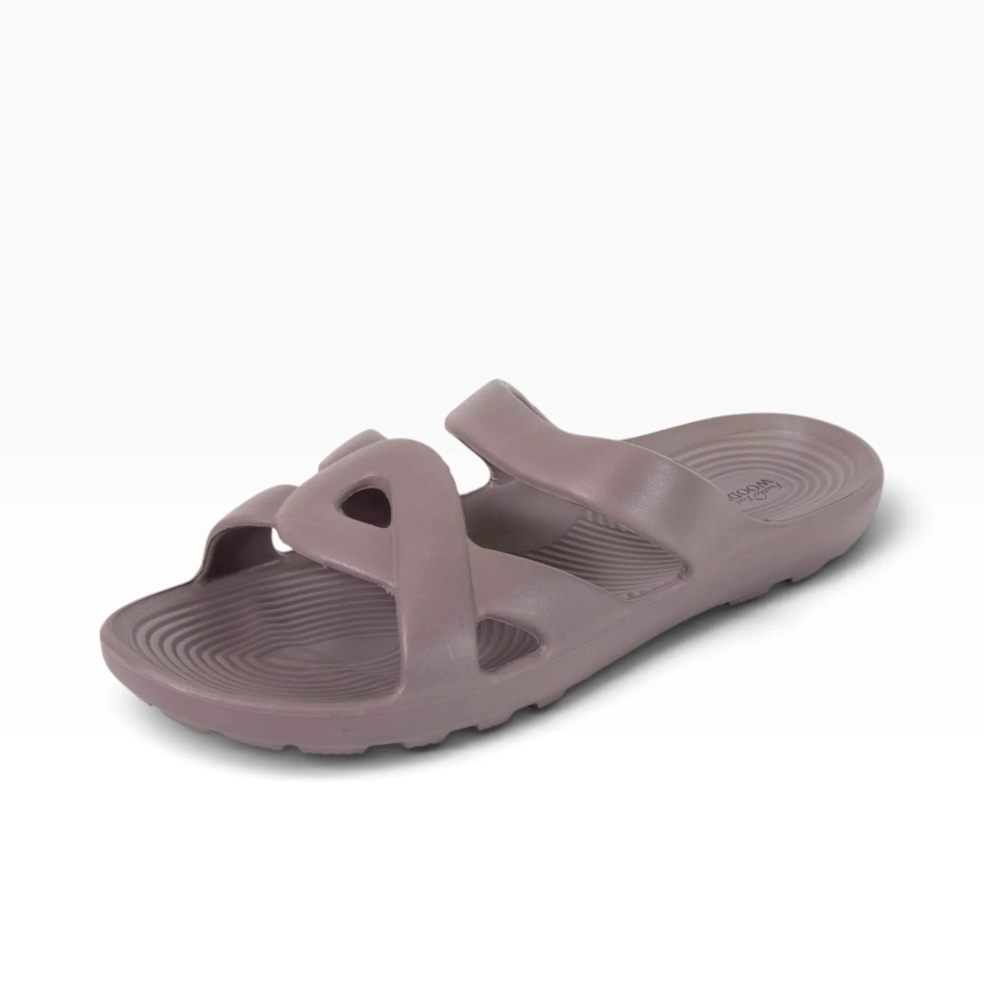 Women Mauve EVA Comfort Flip-Flops - Thumbnail 9