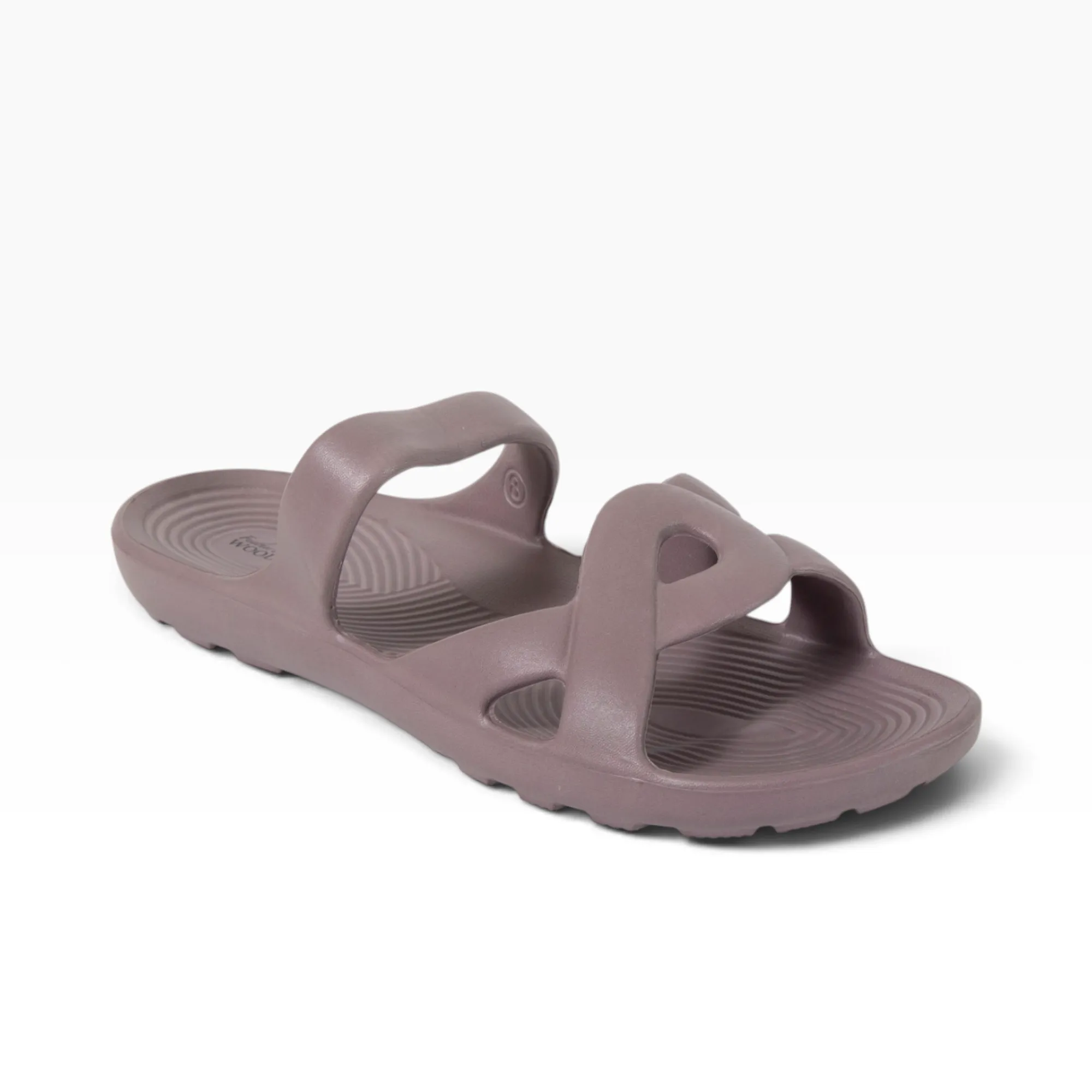 Women Mauve EVA Comfort Flip-Flops - Thumbnail 10