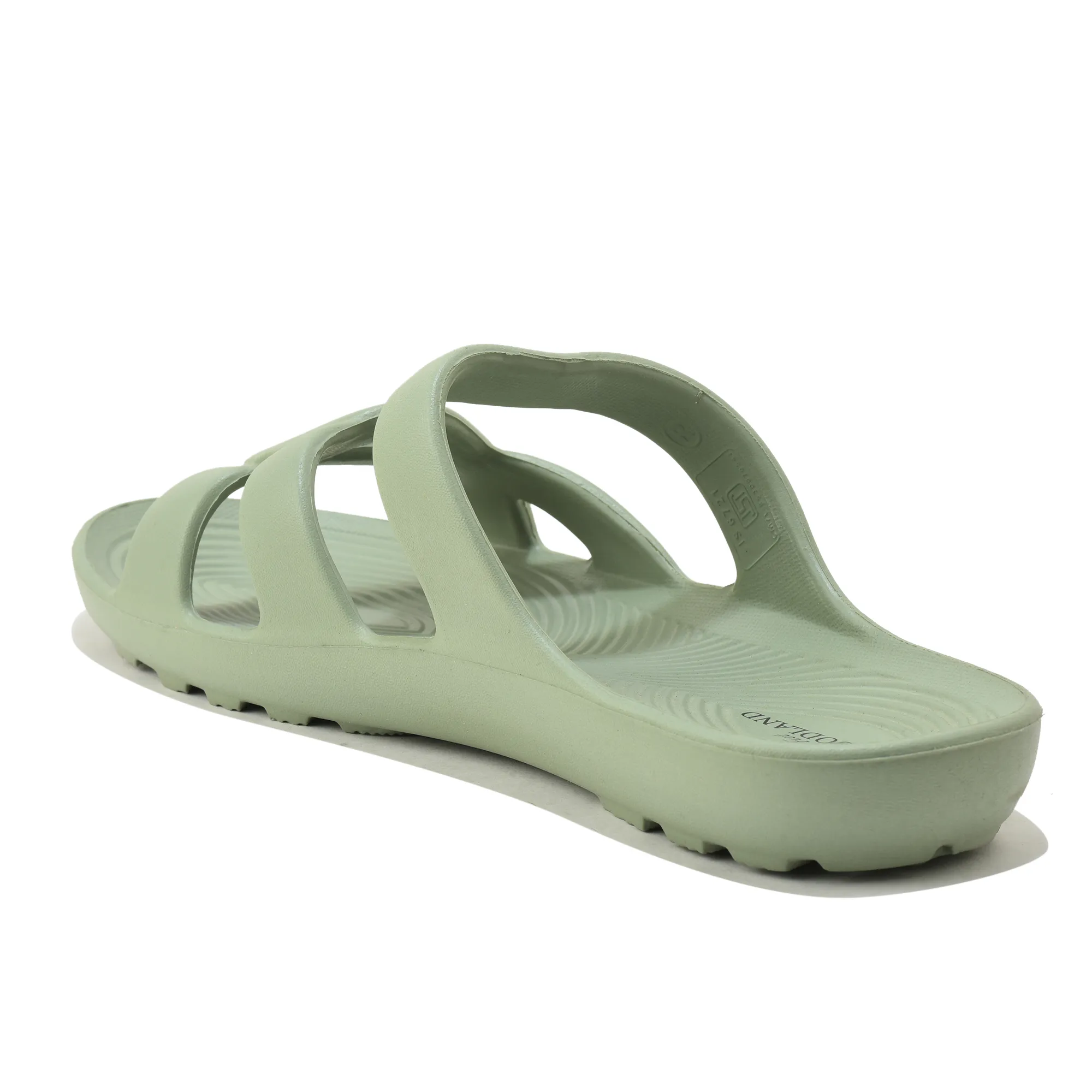 Women Sage Green EVA Comfort Flip-Flops - Thumbnail 7