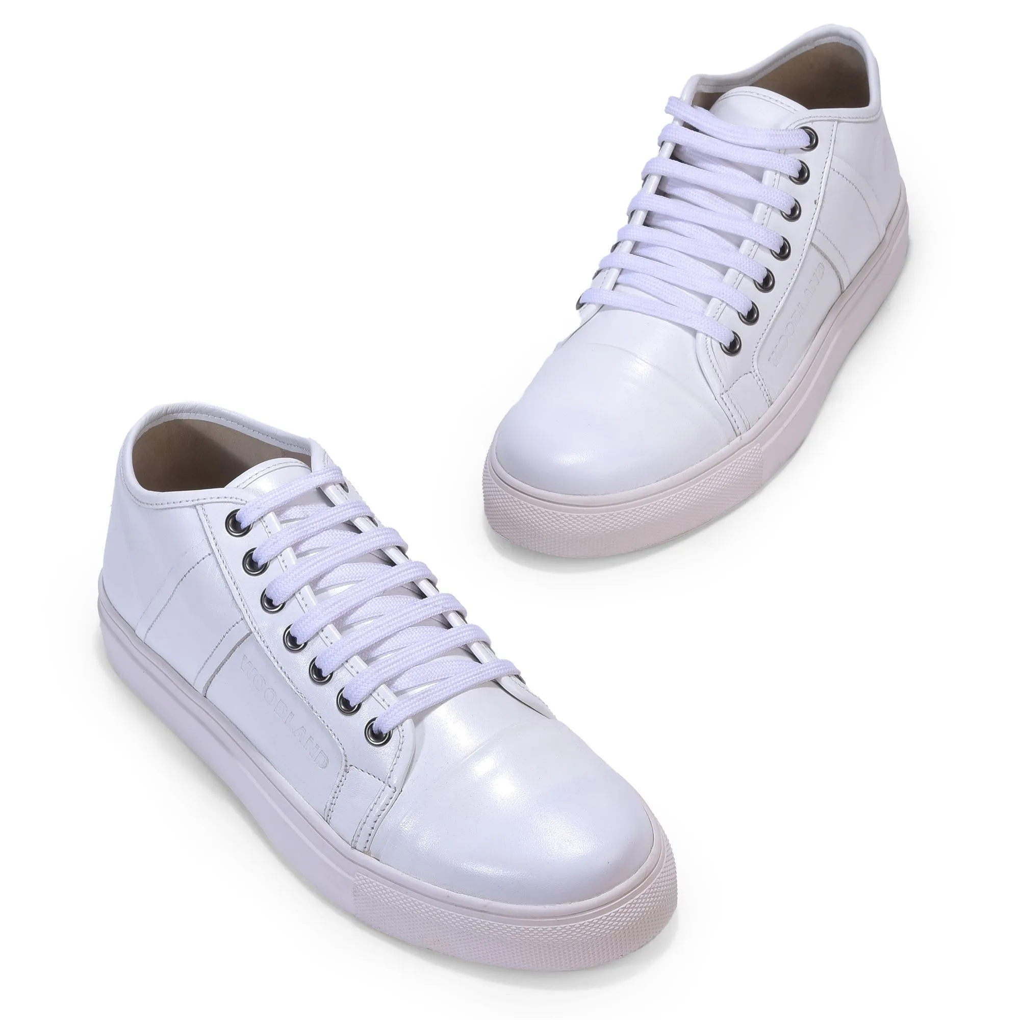 White casual sneakers for women - Thumbnail 2
