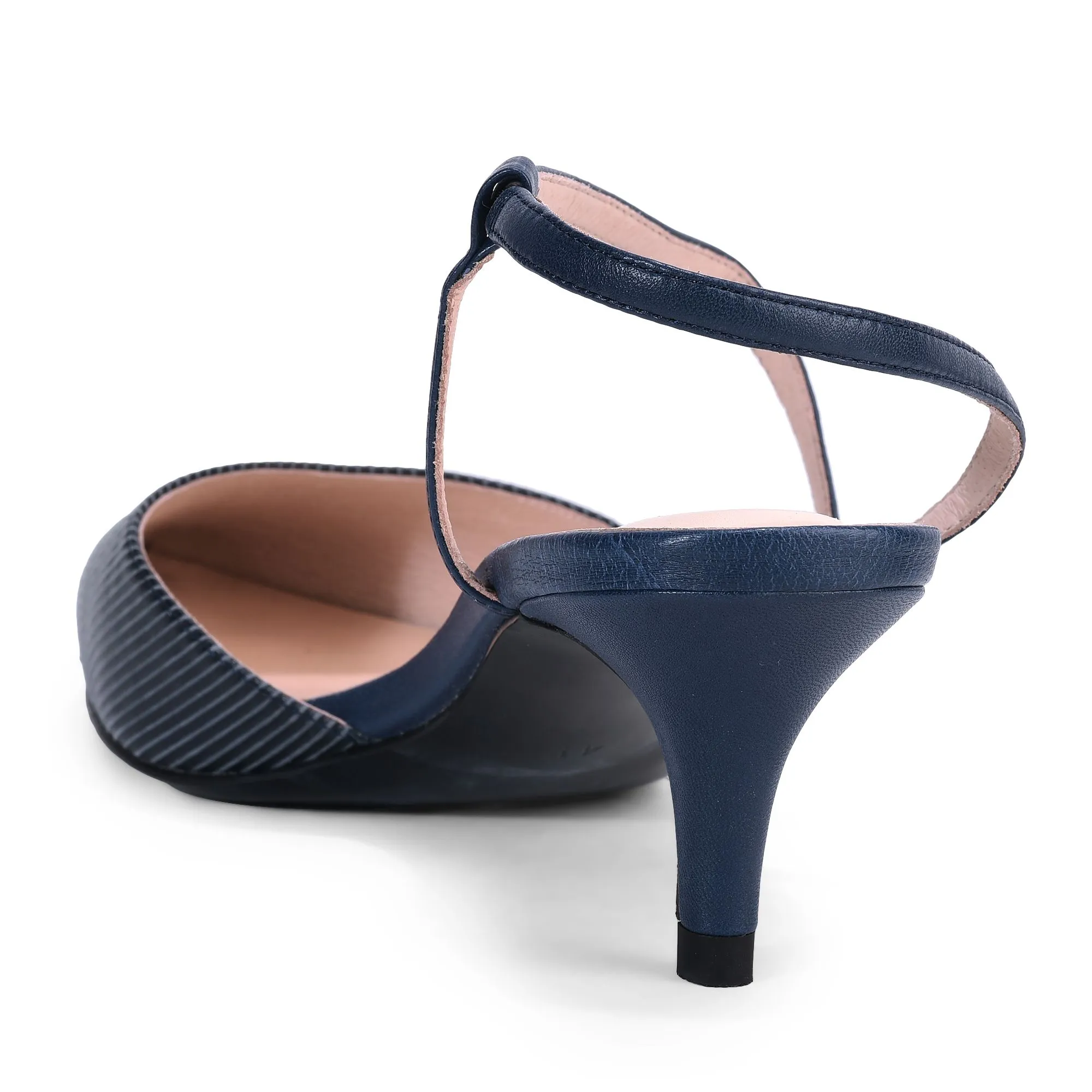 Blue strappy sandal - Thumbnail 5