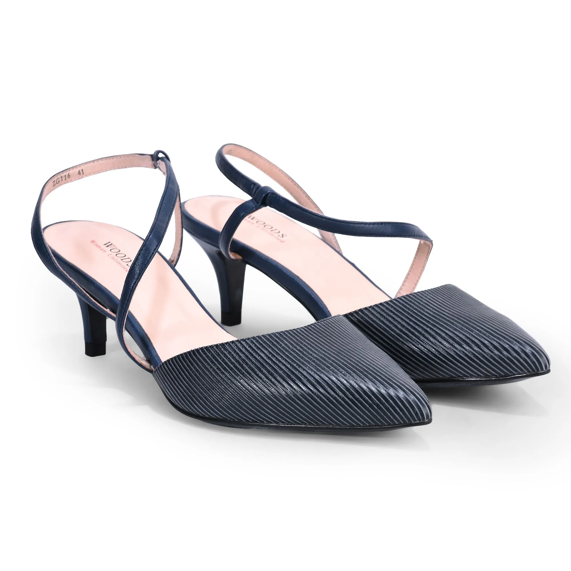 Blue strappy sandal - Thumbnail 6