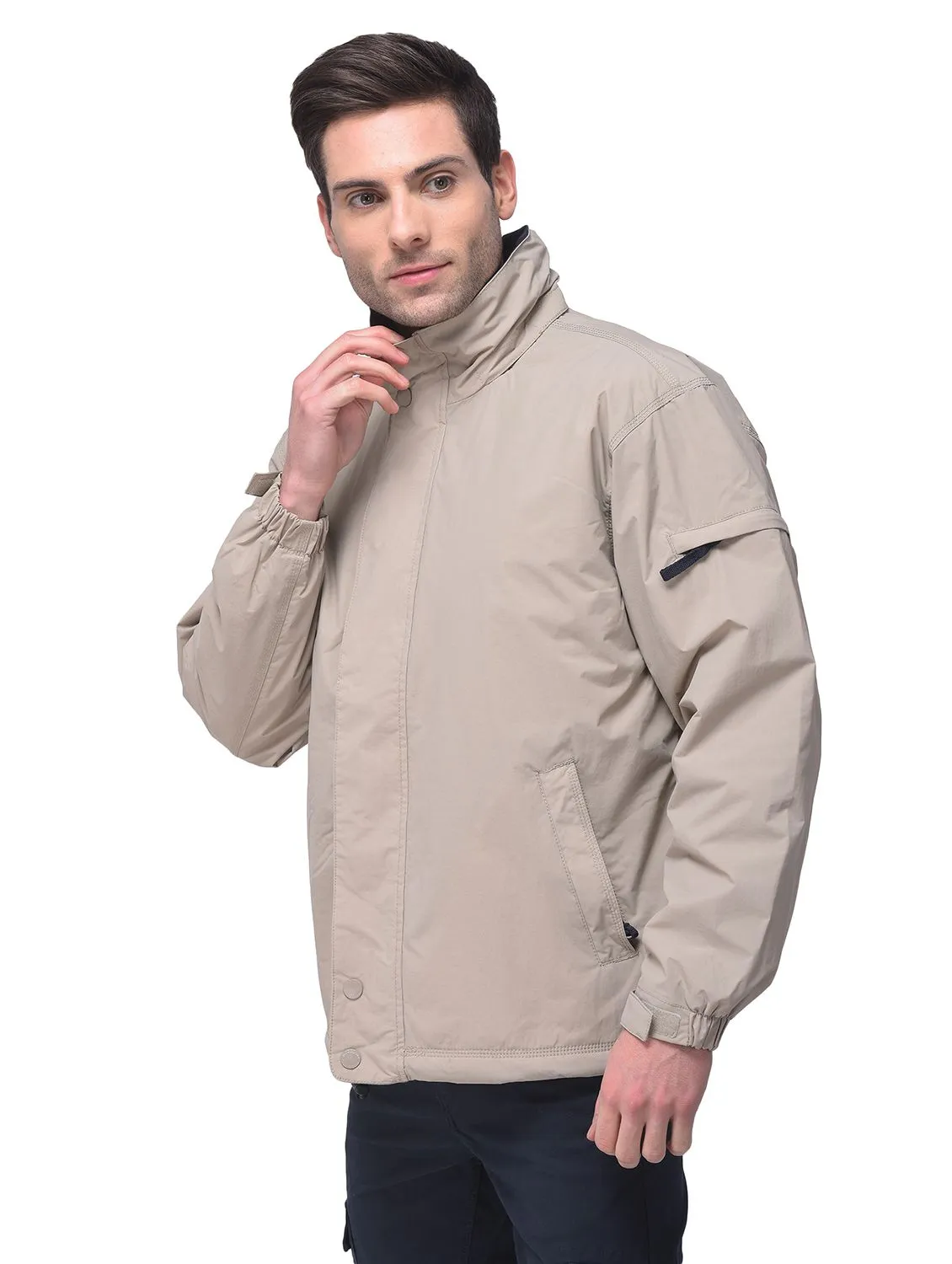 Beige Jacket for men - Thumbnail 4