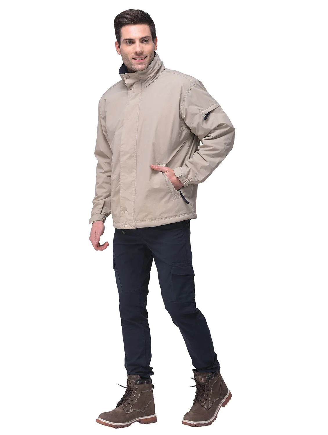 Beige Jacket for men - Thumbnail 6