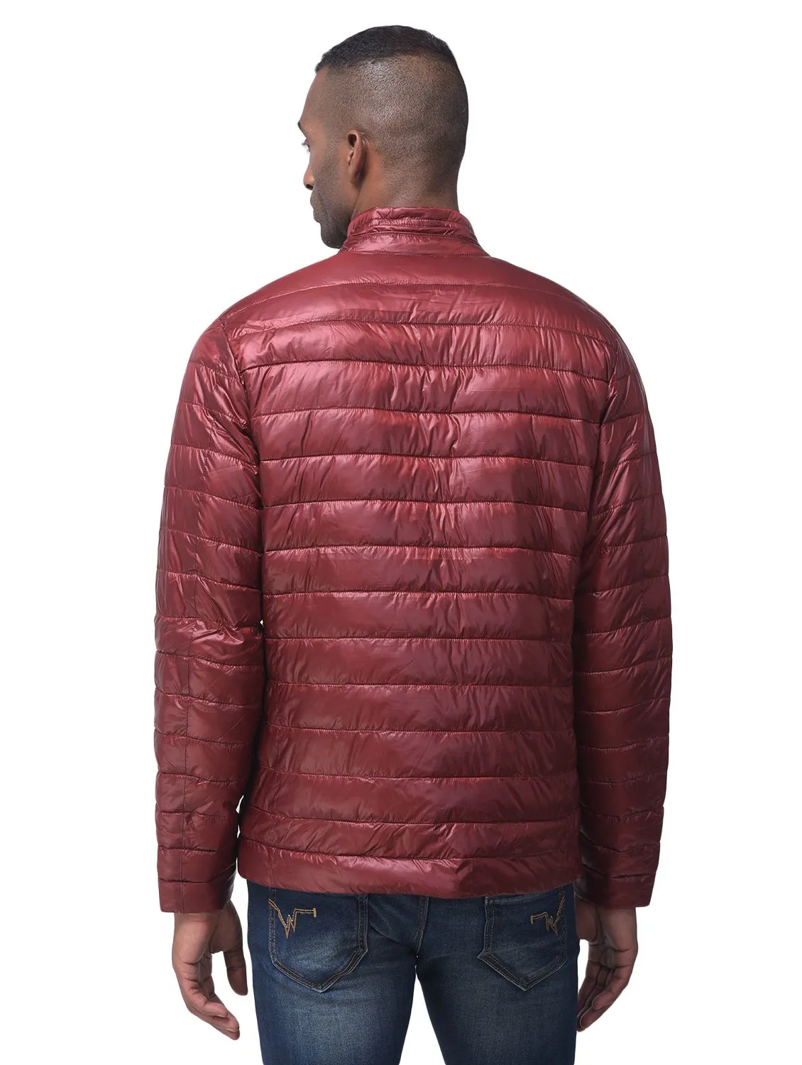 Rust quilted jacket - Thumbnail 5