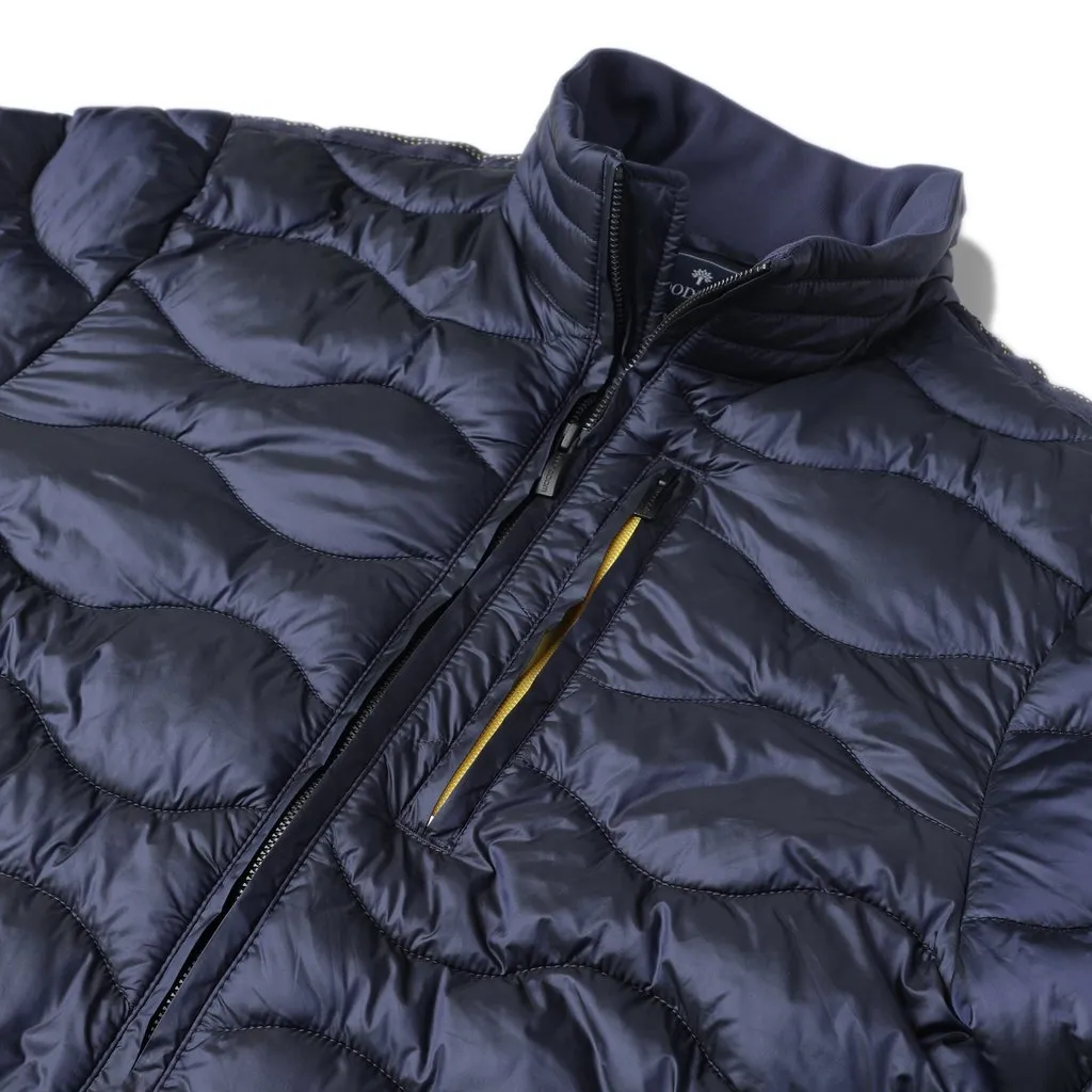 Metallic navy Quilted Jacket - Thumbnail 6