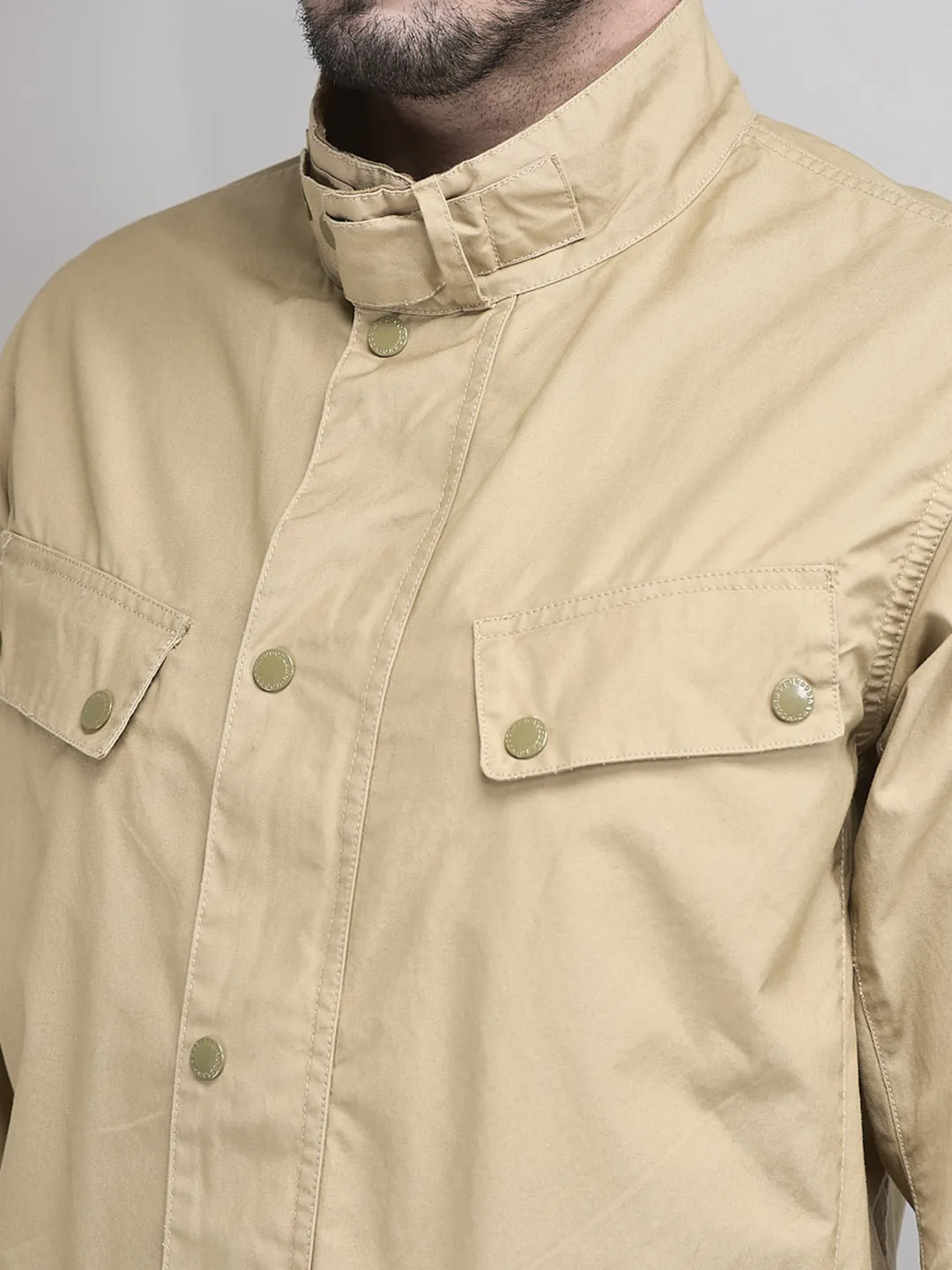 Woodland Safari Cotton Jacket For Men - Thumbnail 4