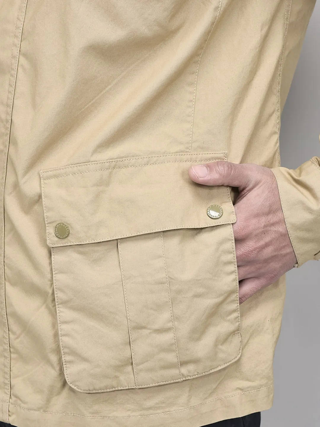 Woodland Safari Cotton Jacket For Men - Thumbnail 6