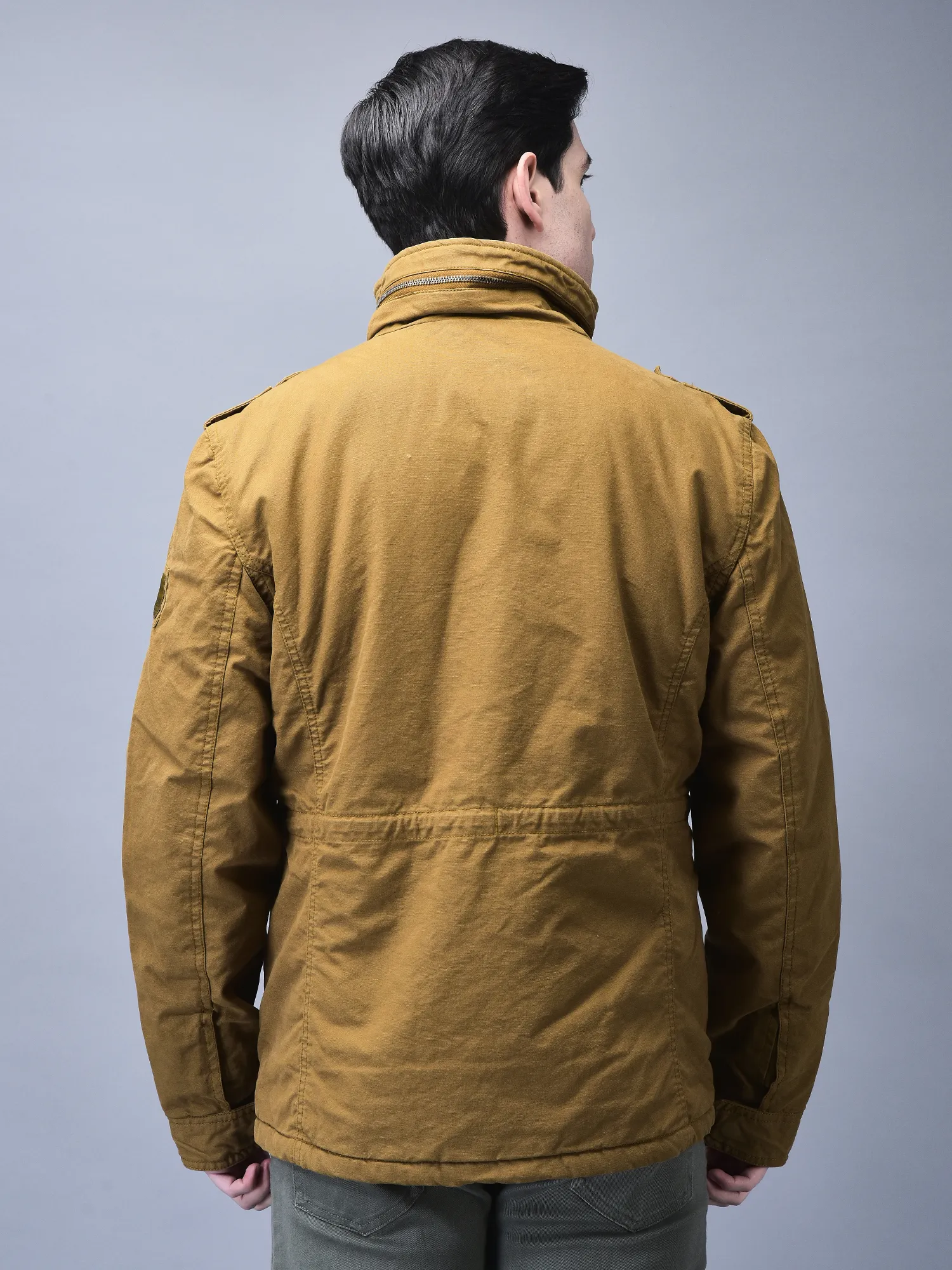 Camel jacket for men - Thumbnail 7