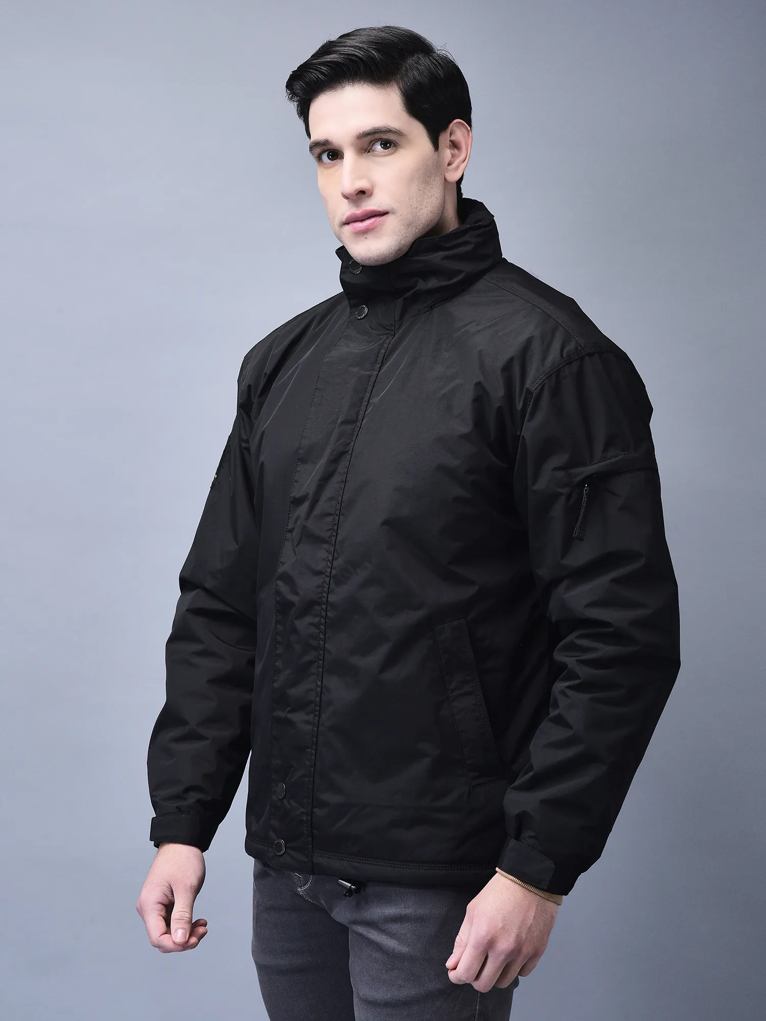 Black jacket for men - Thumbnail 2