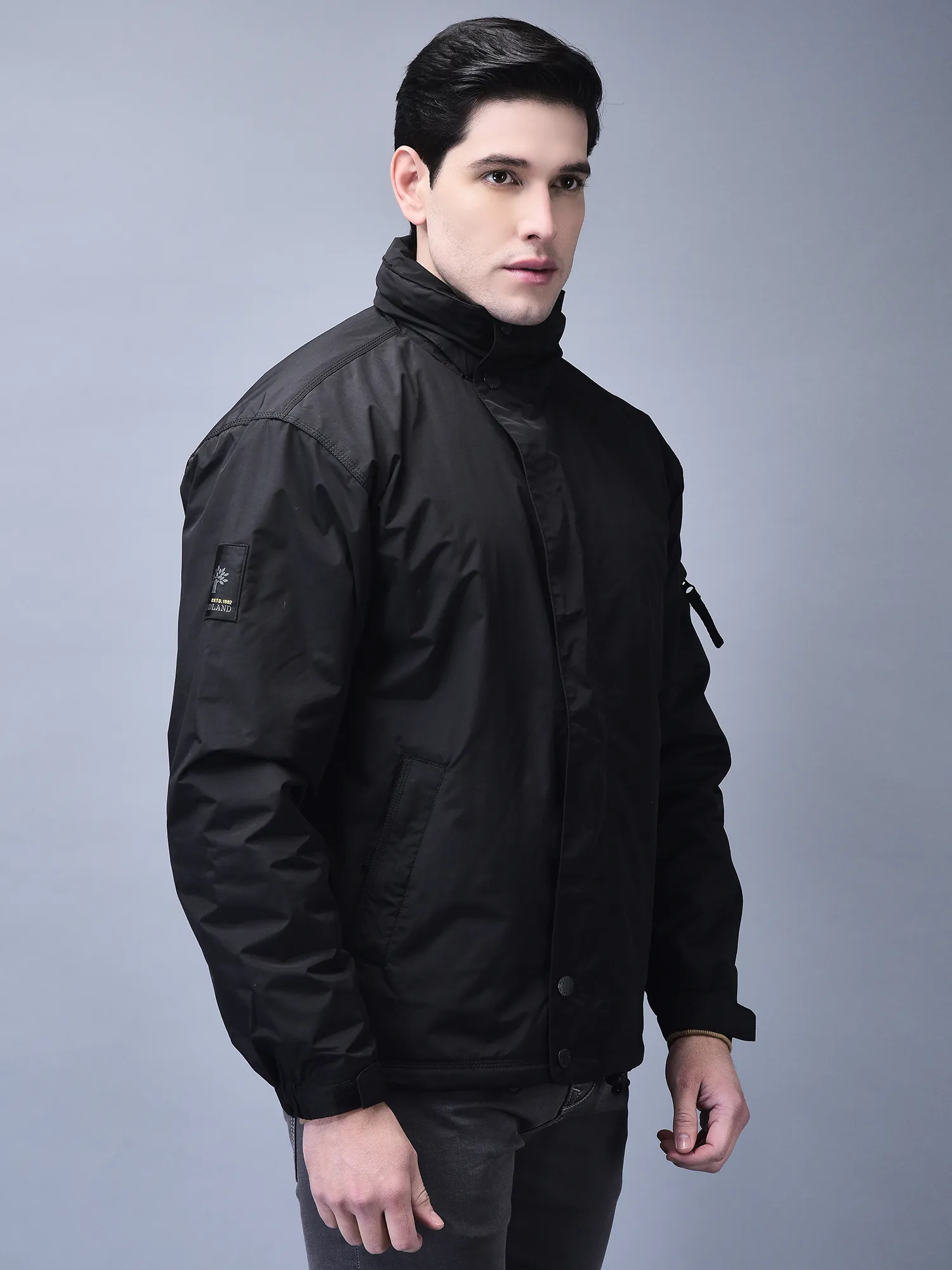 Black jacket for men - Thumbnail 3