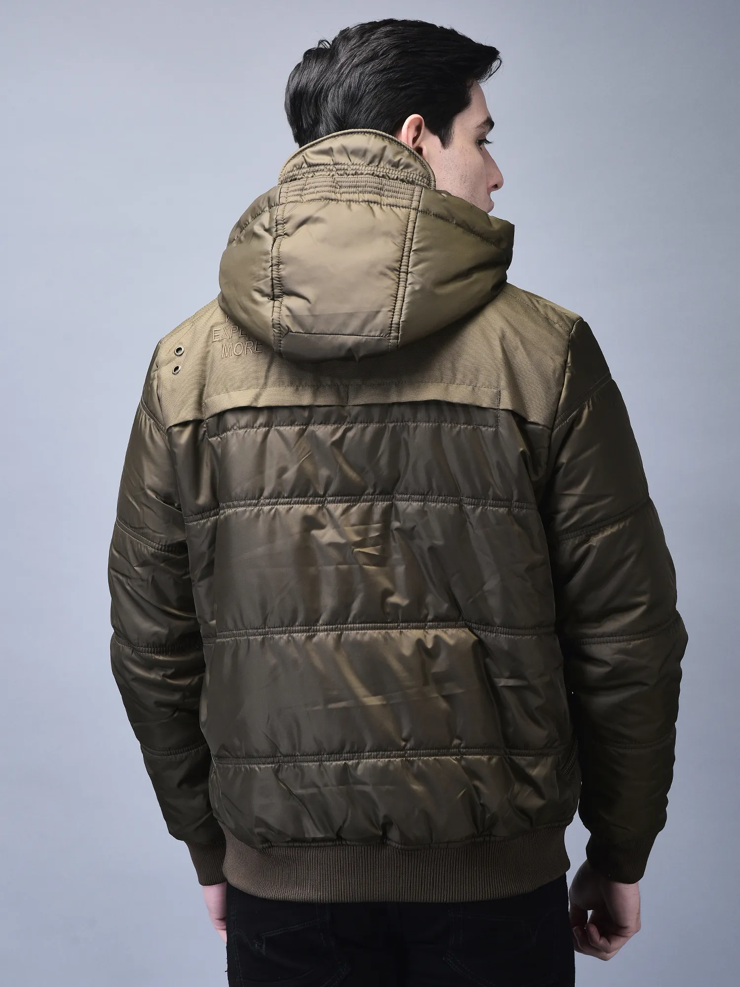 H Gold jacket for men with hood - Thumbnail 8