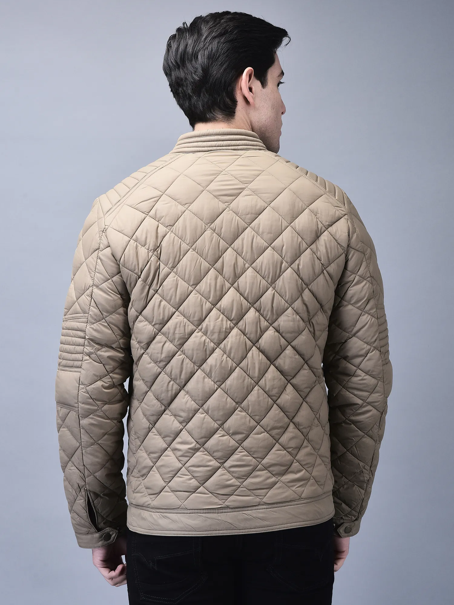 Beige jacket for men - Thumbnail 6