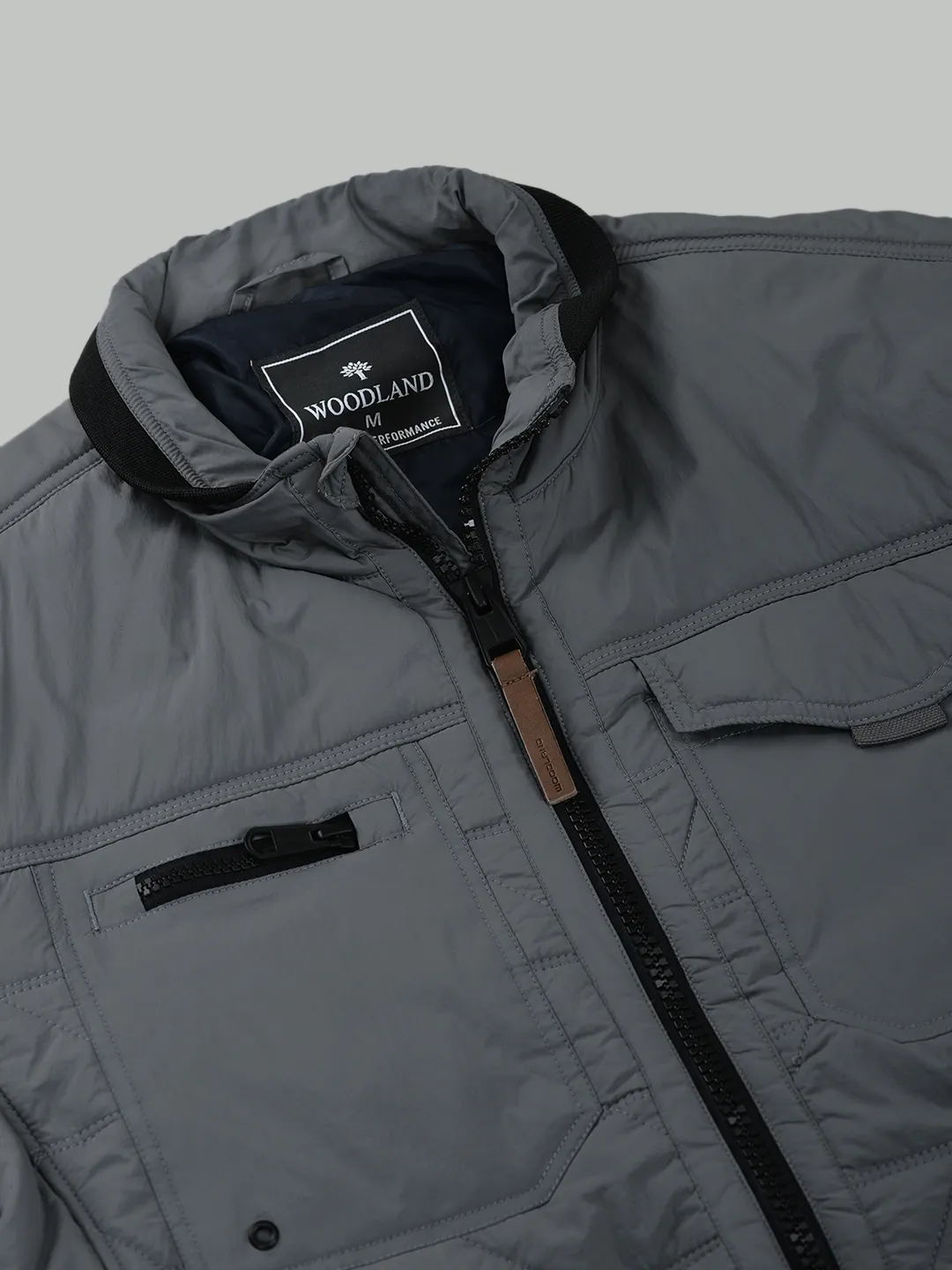 Woodland Men Wild Dove Quilted Nylon Jacket - Thumbnail 6